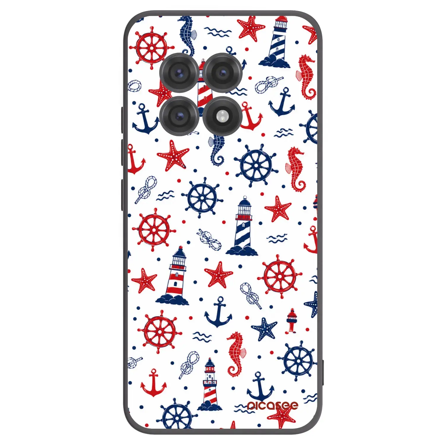 Silikonový černý obal pro OnePlus 13R 5G - Sailor Vibes