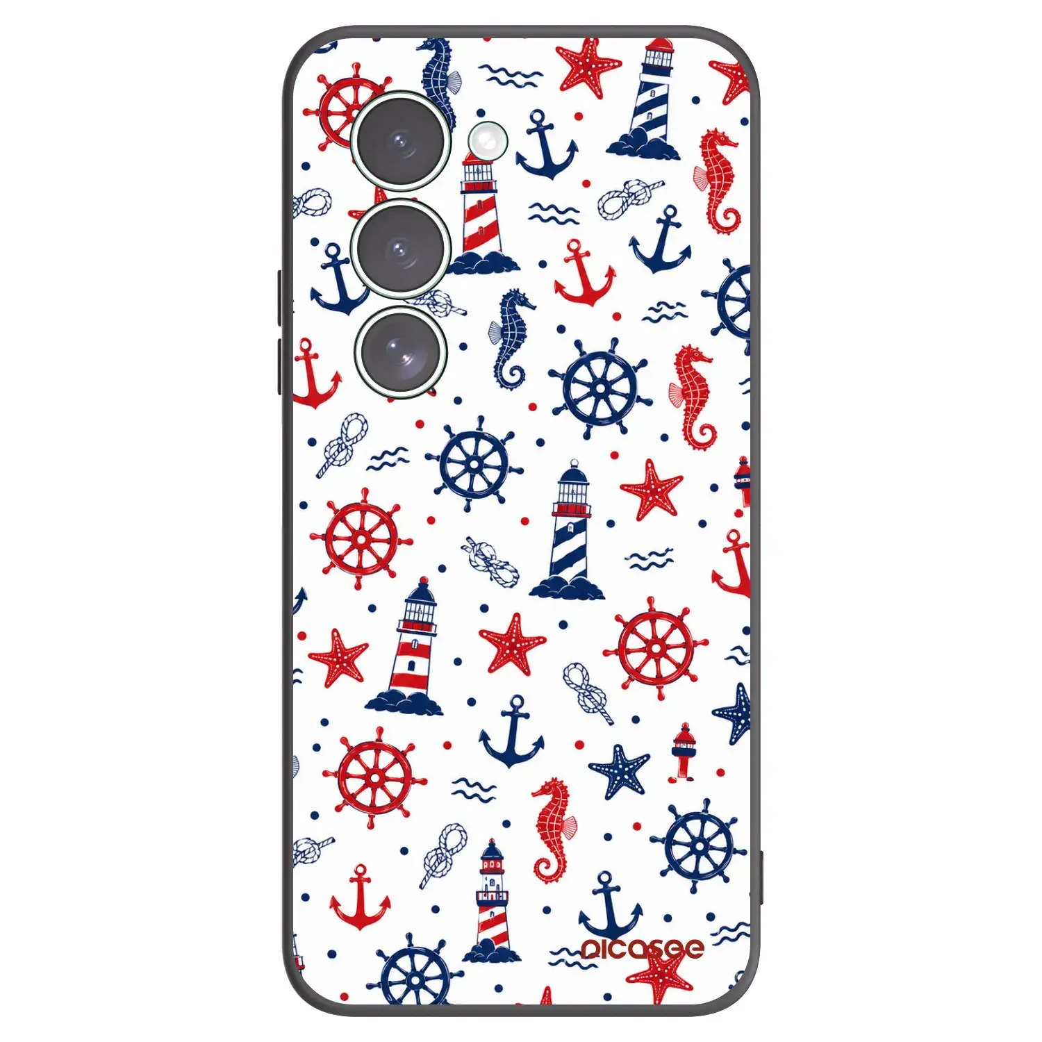 Silikonový černý obal pro Xiaomi Redmi 15 5G - Sailor Vibes