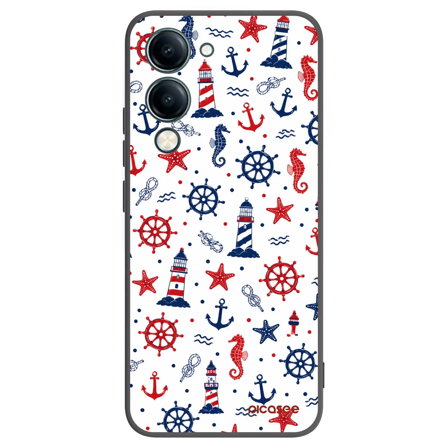 Silikonový černý obal pro Vivo Y29s 5G - Sailor Vibes