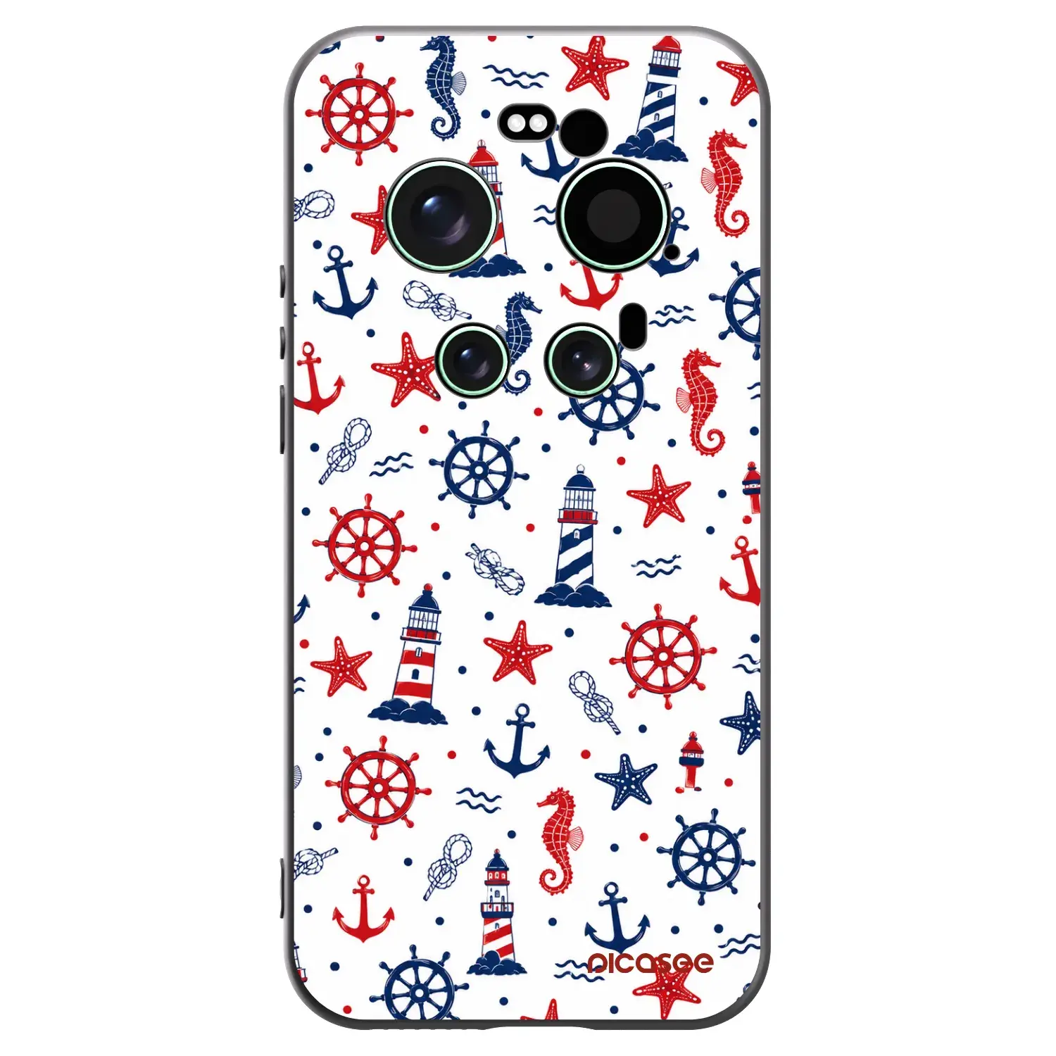 Silikonový černý obal pro Xiaomi 17 Ultra - Sailor Vibes