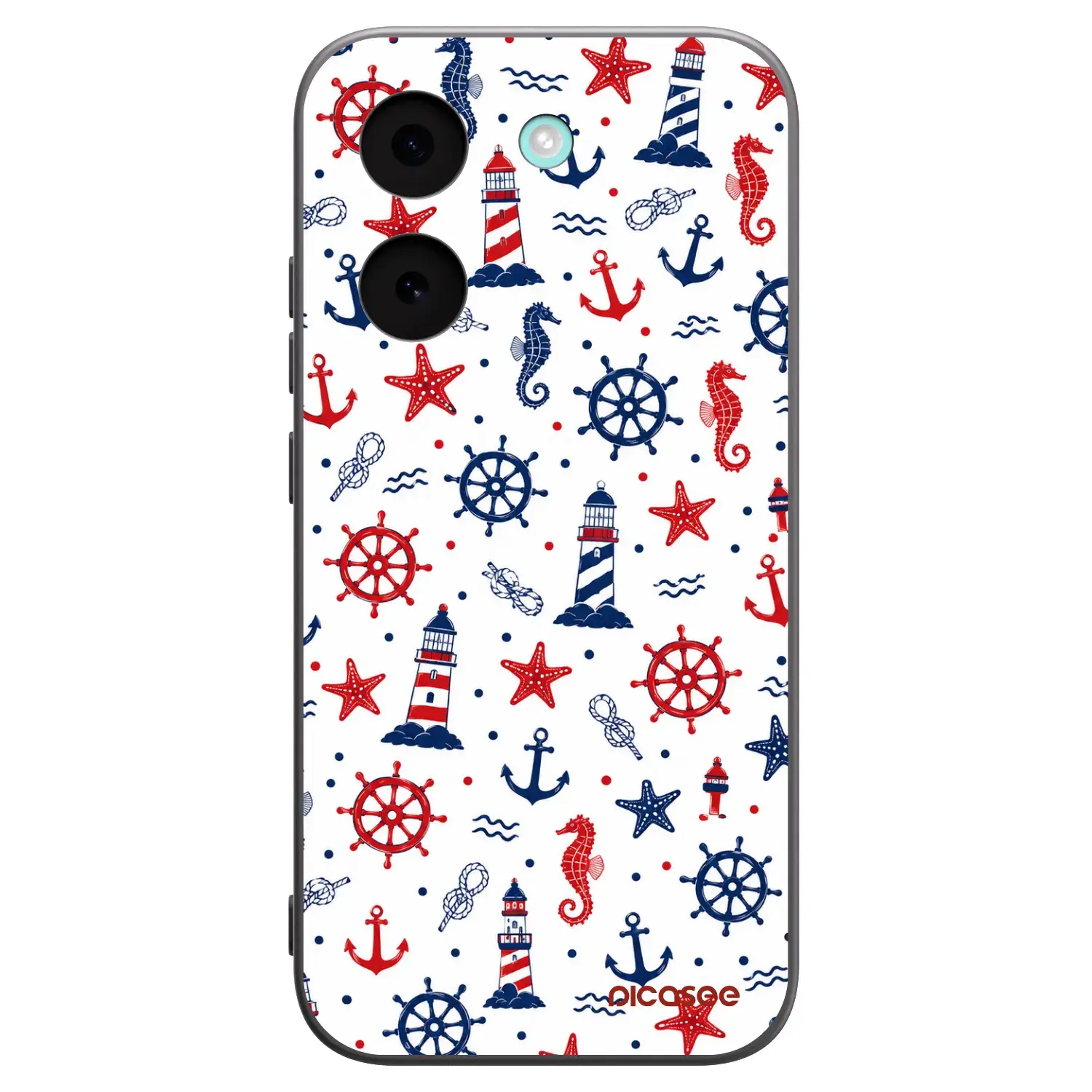 Silikonový černý obal pro Xiaomi Poco X8 Pro - Sailor Vibes