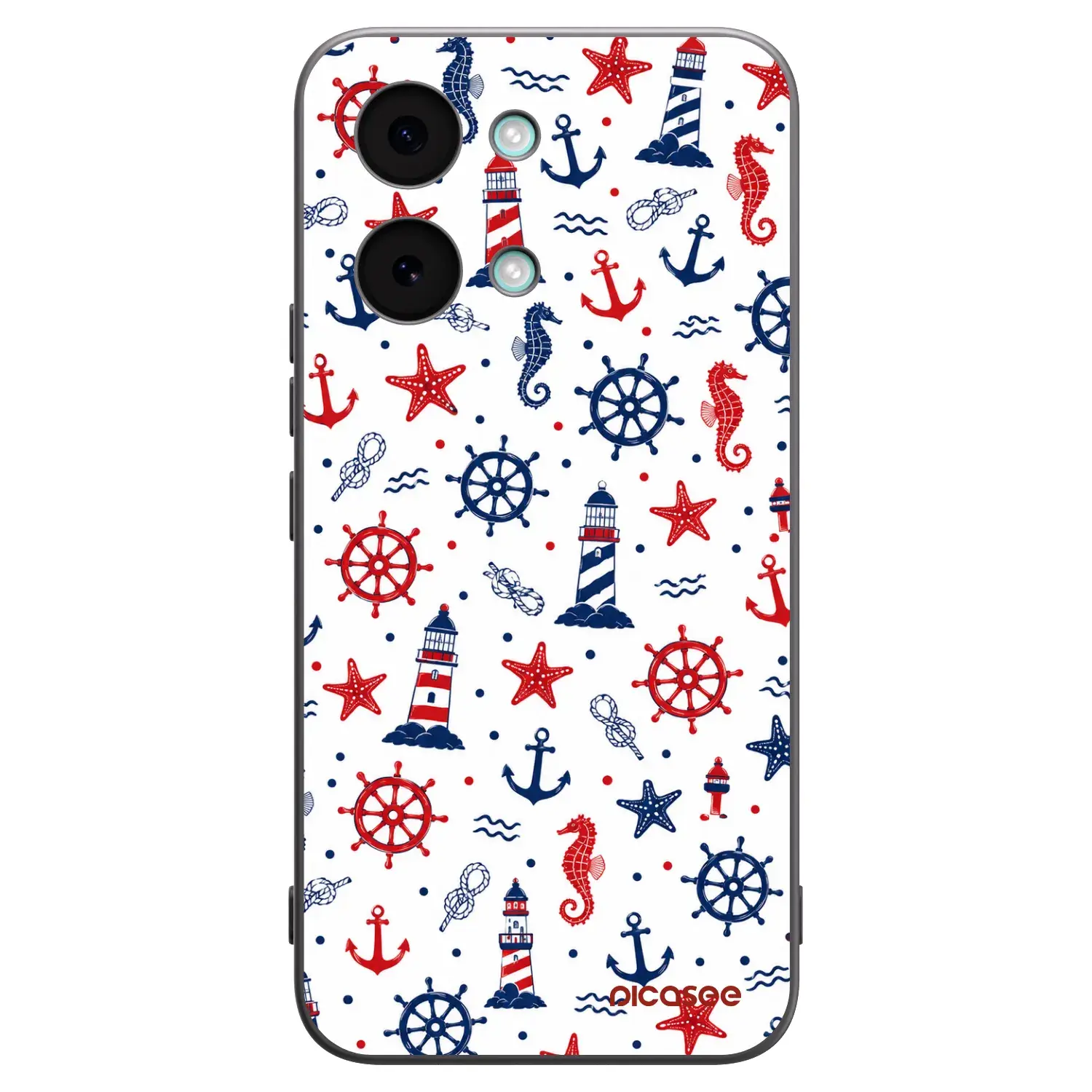 Silikonový černý obal pro Xiaomi Poco X8 Pro Max - Sailor Vibes