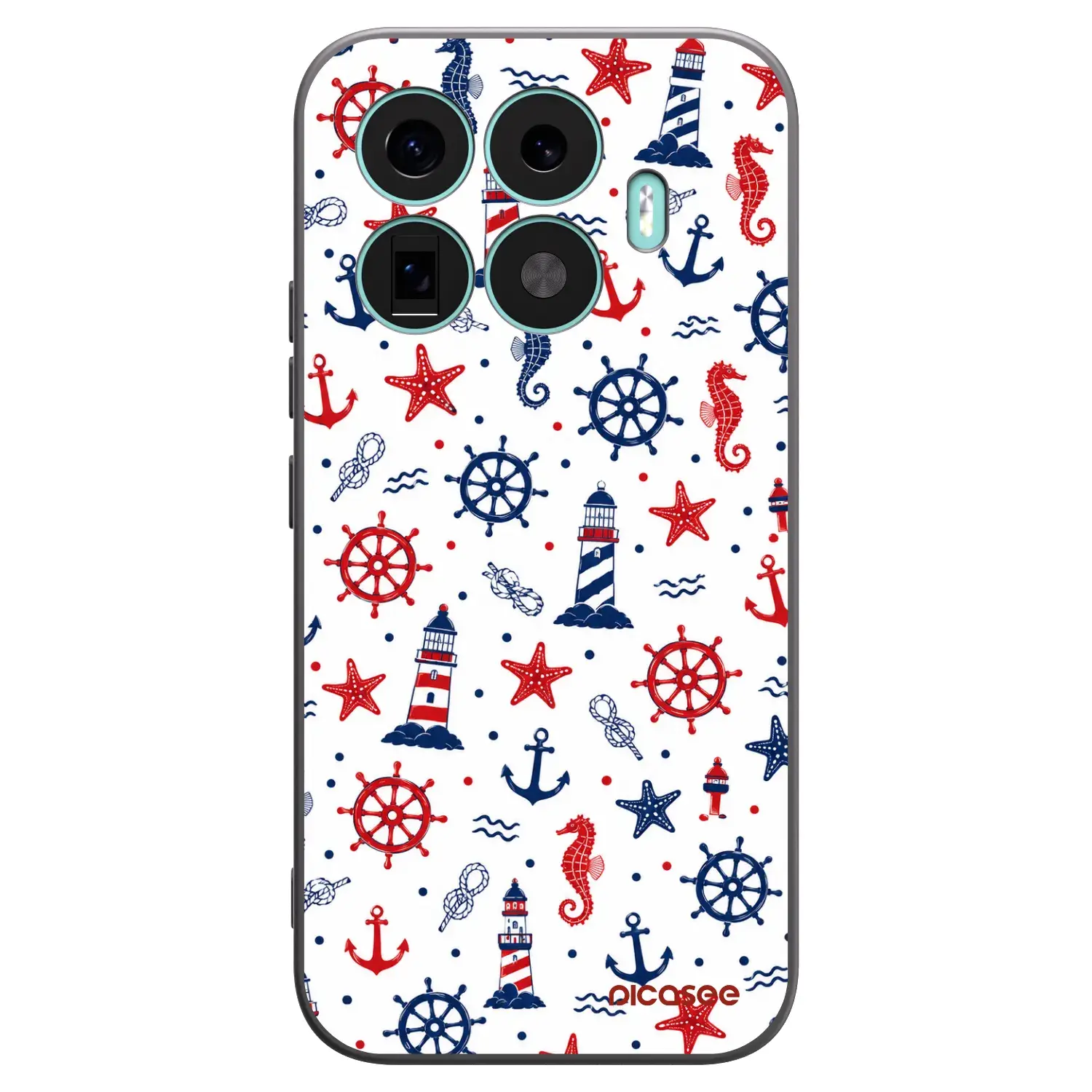 Silikonový černý obal pro Xiaomi 17T - Sailor Vibes