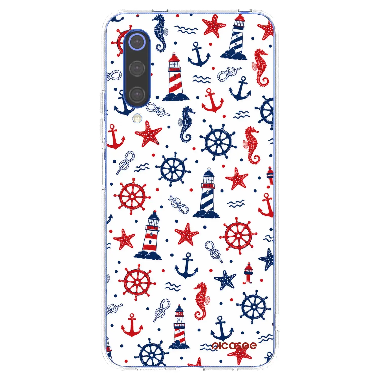Silikonový průhledný obal pro Xiaomi Mi 9 SE - Sailor Vibes