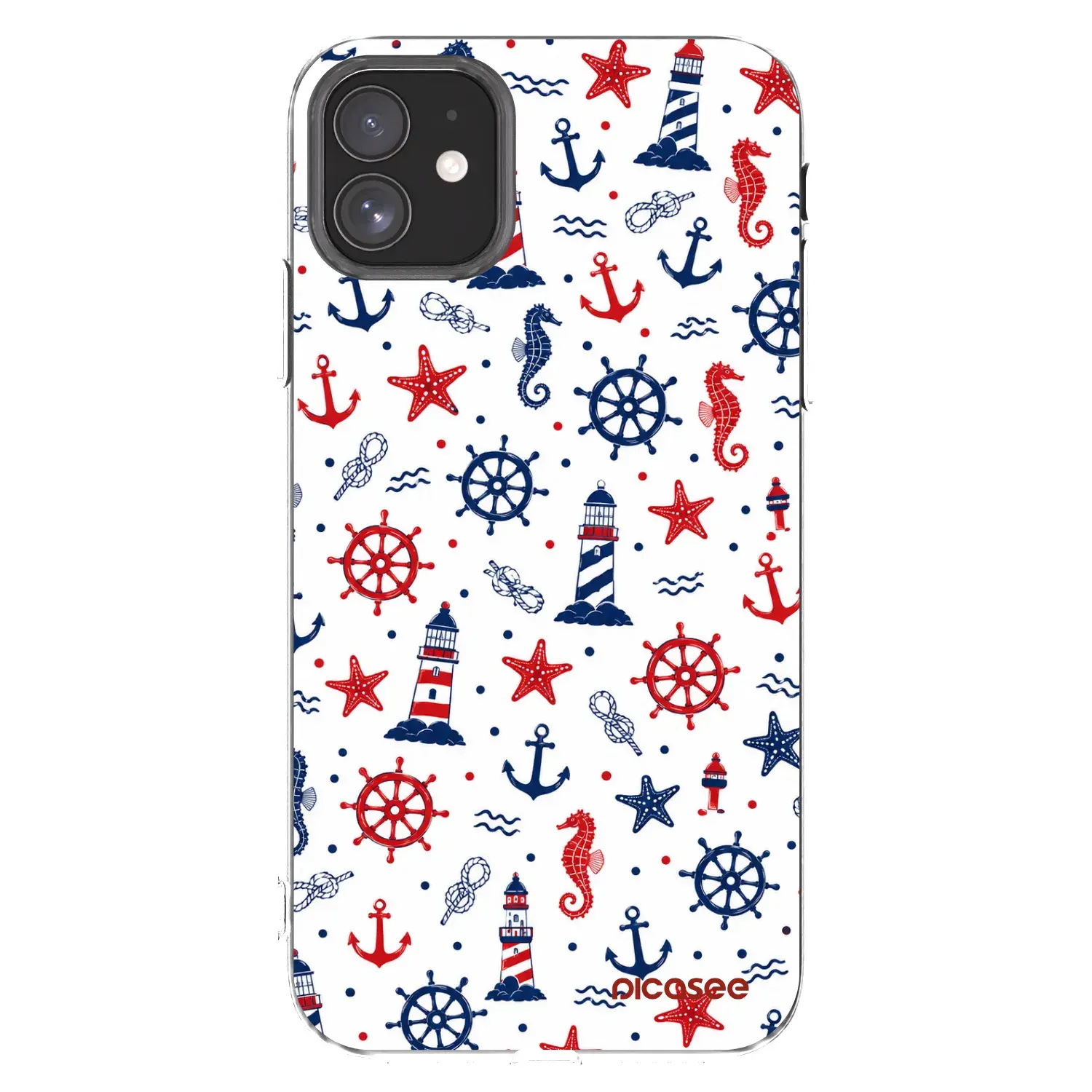 Silikonový průhledný obal pro Apple iPhone 11 - Sailor Vibes