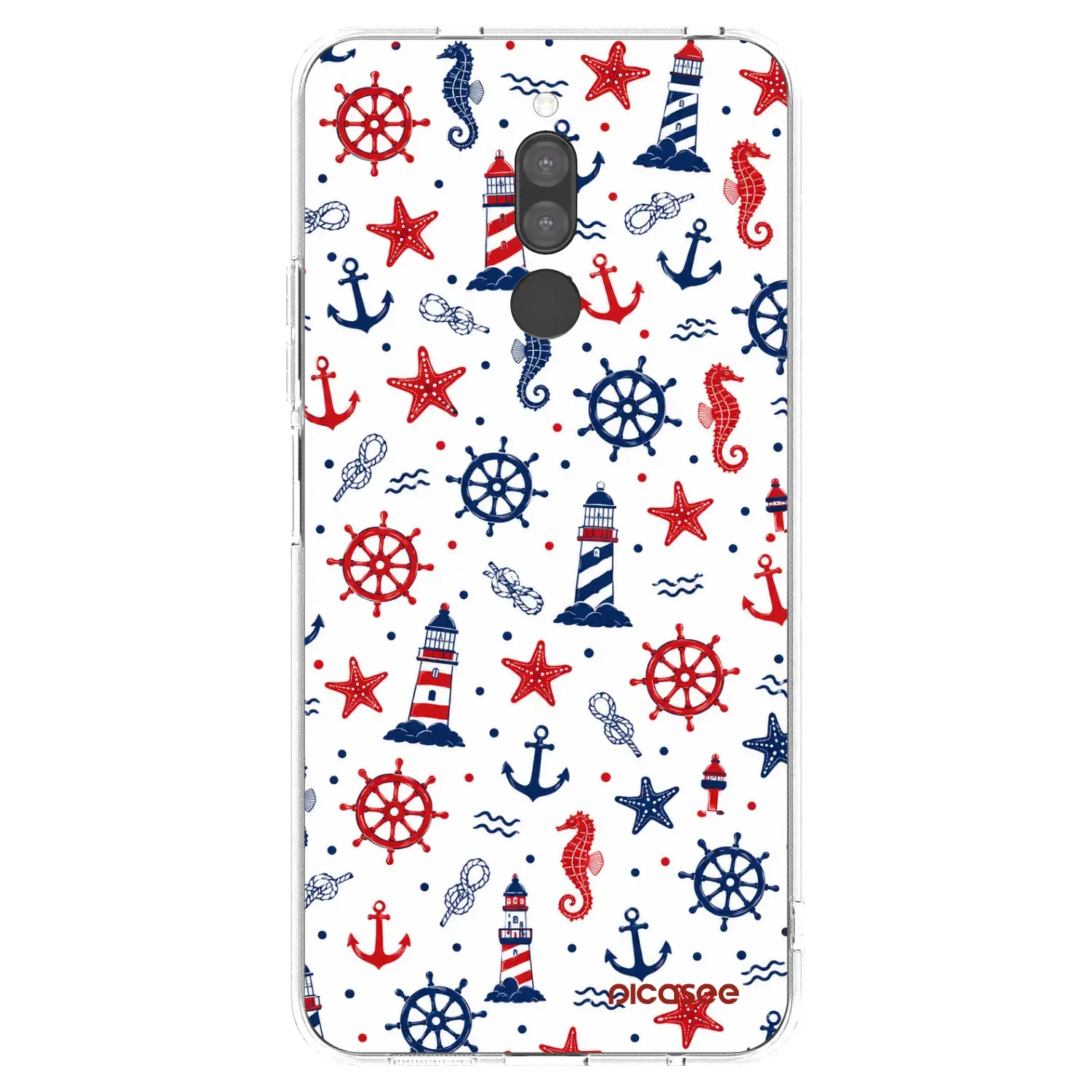 Silikonový průhledný obal pro Xiaomi Redmi 8 - Sailor Vibes