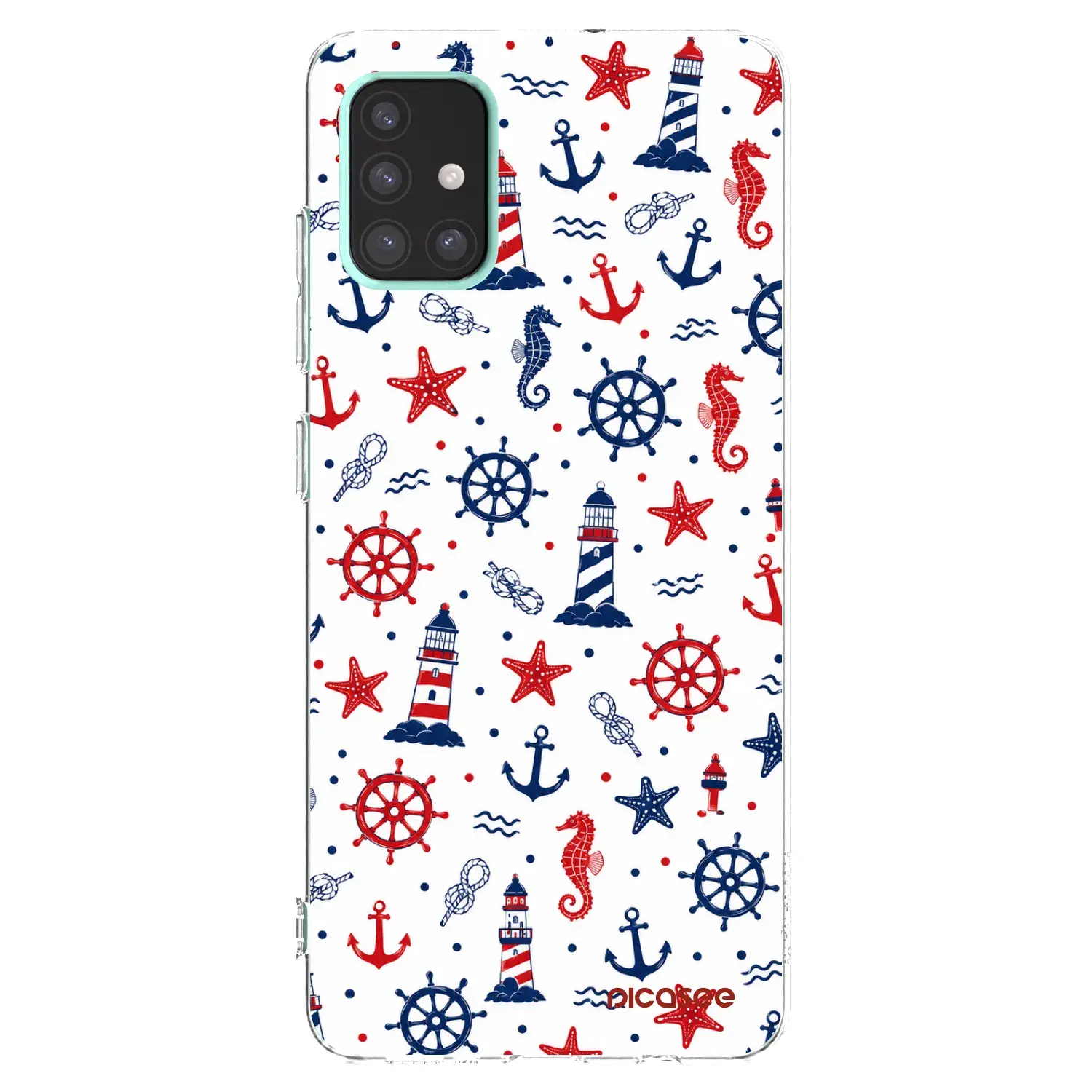 Silikonový průhledný obal pro Samsung Galaxy A51 A515F - Sailor Vibes