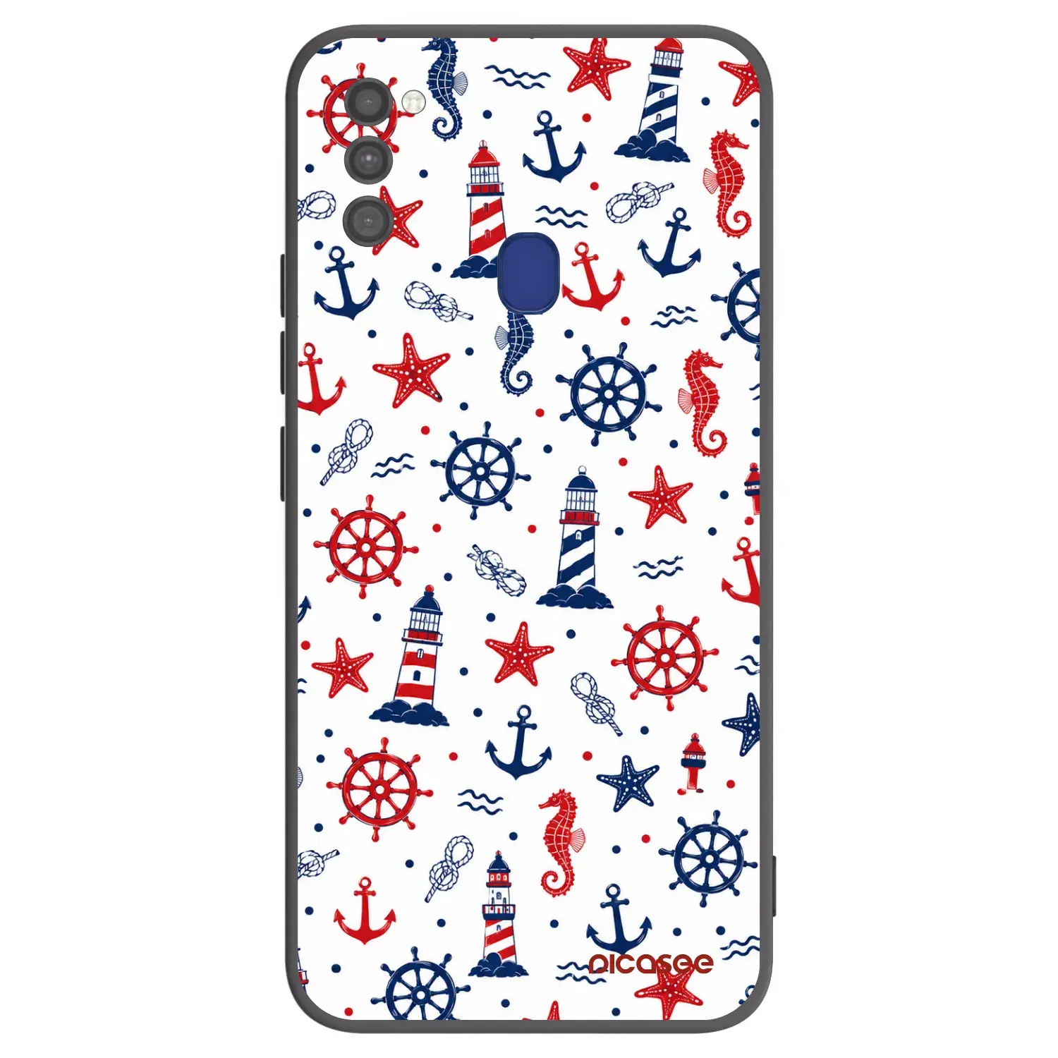 Silikonový černý obal pro Samsung Galaxy M21 M215F - Sailor Vibes