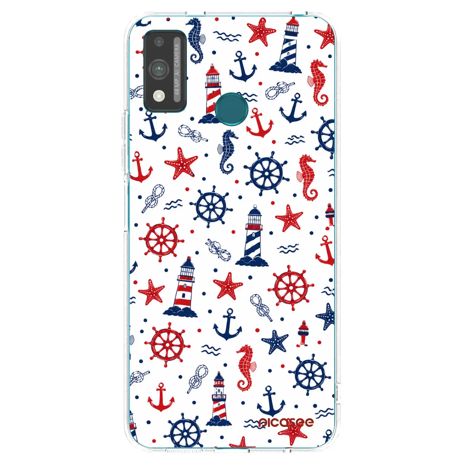 Silikonový průhledný obal pro Honor 9X Lite - Sailor Vibes