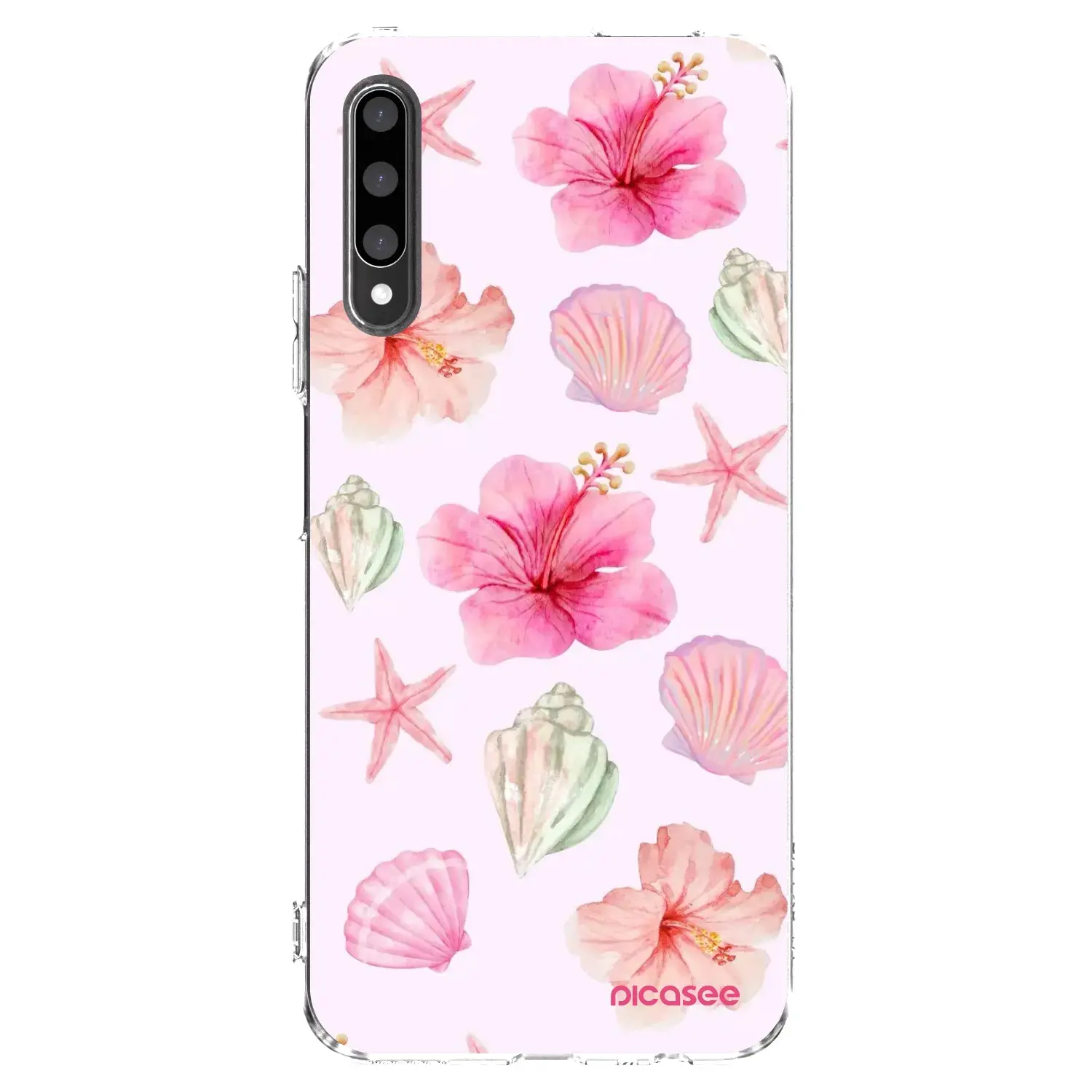 Silikonový průhledný obal pro Honor 9X Pro - Blush Lagoon