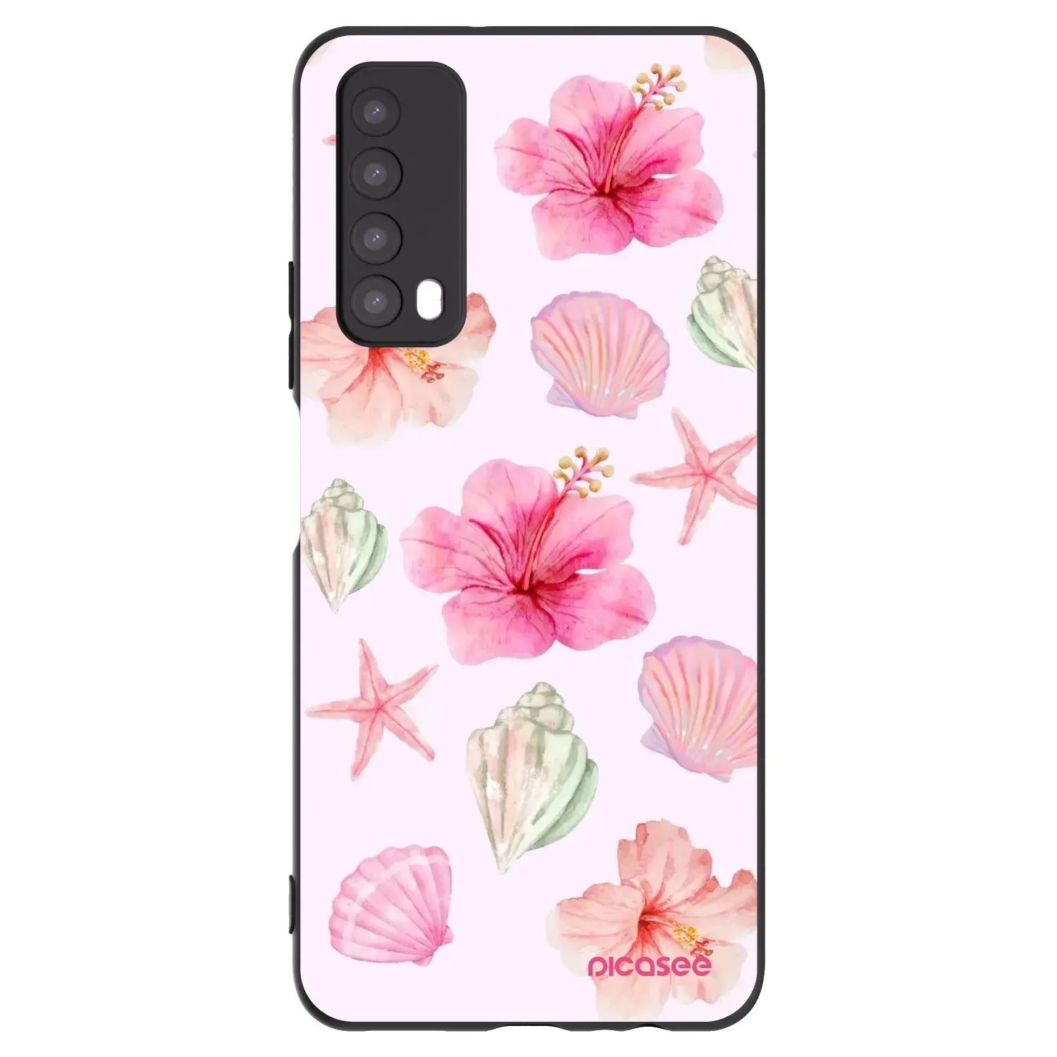 Silikonový černý obal pro Huawei P Smart 2021 - Blush Lagoon