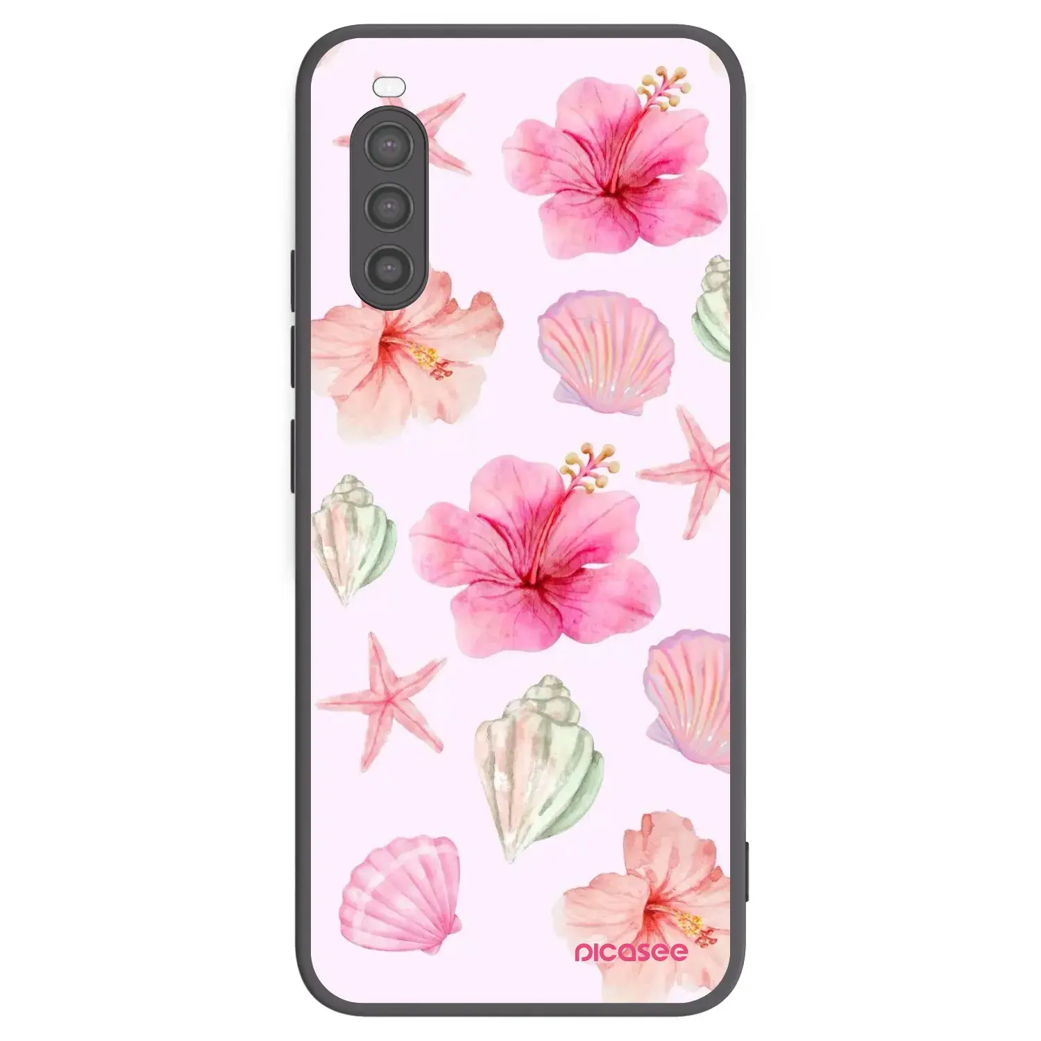 Silikonový černý obal pro Sony Xperia 10 II - Blush Lagoon
