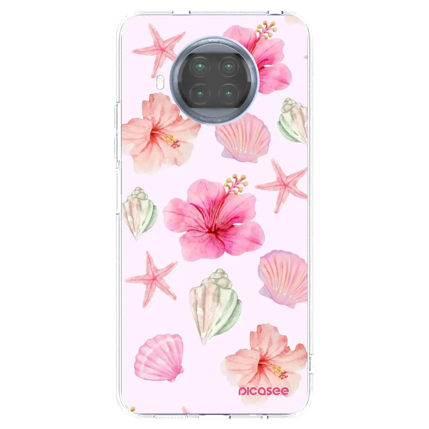 Silikonový průhledný obal pro Xiaomi Mi 10T Lite - Blush Lagoon