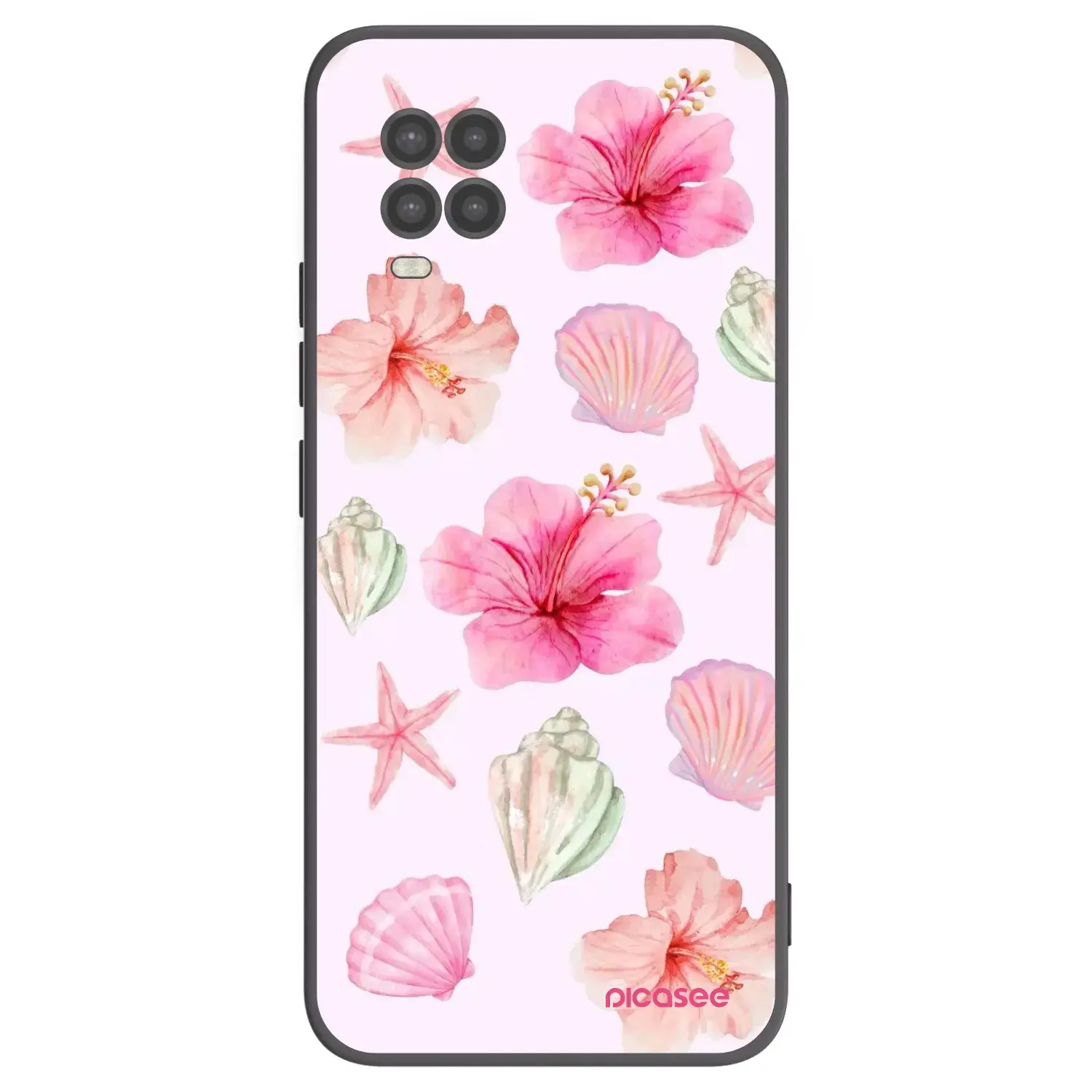 Silikonový černý obal pro Xiaomi Mi 10 Lite - Blush Lagoon
