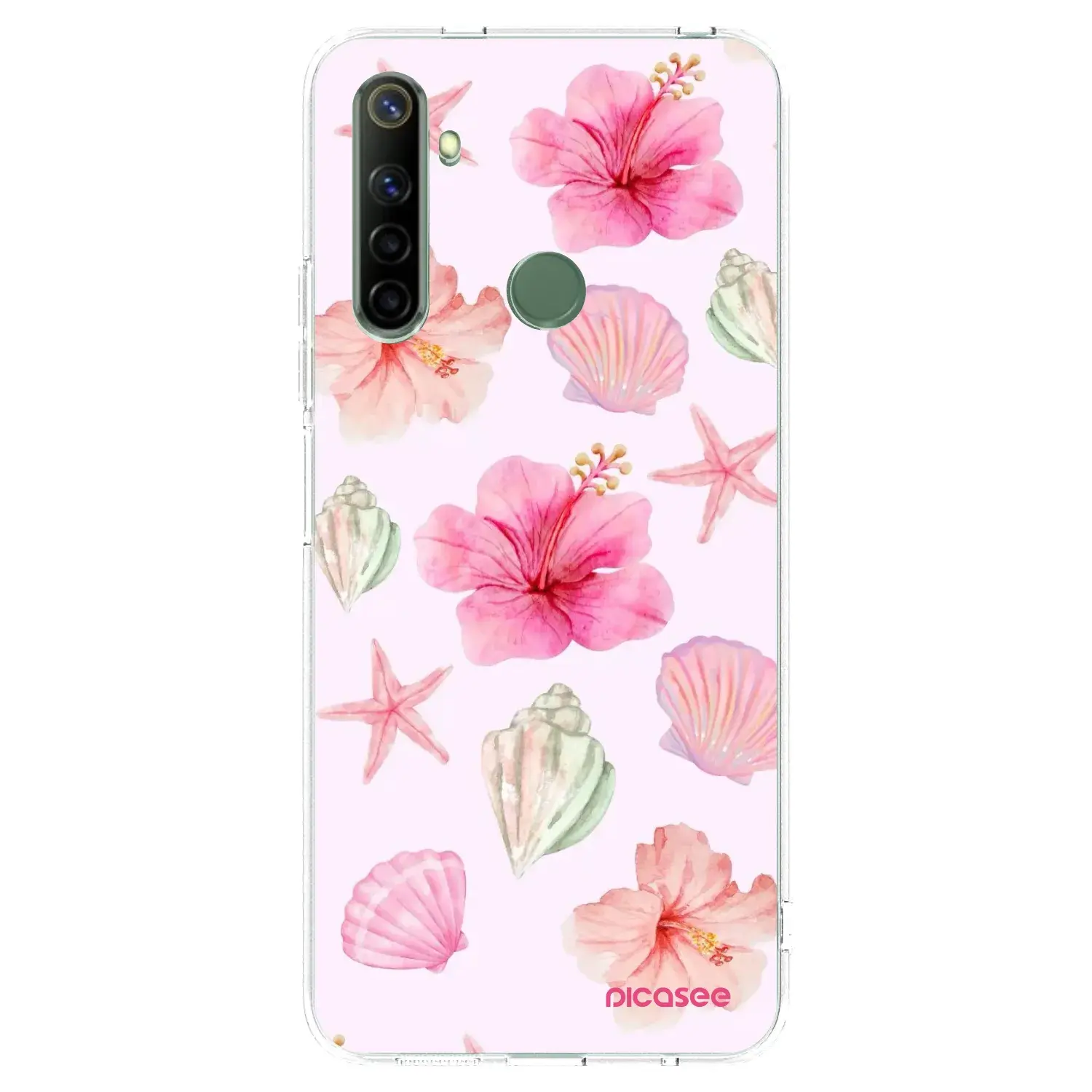 Silikonový průhledný obal pro Realme 6i - Blush Lagoon