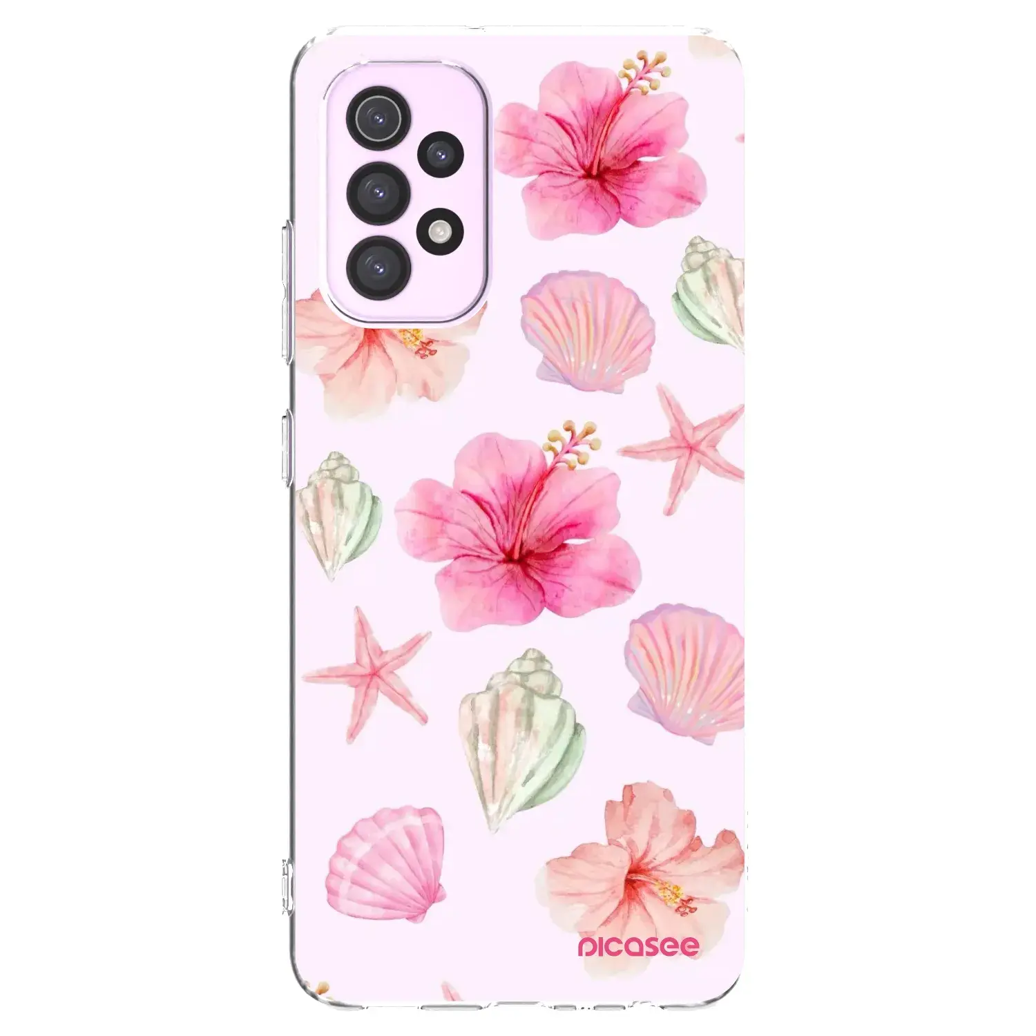 Silikonový průhledný obal pro Samsung Galaxy A32 5G A326B - Blush Lagoon