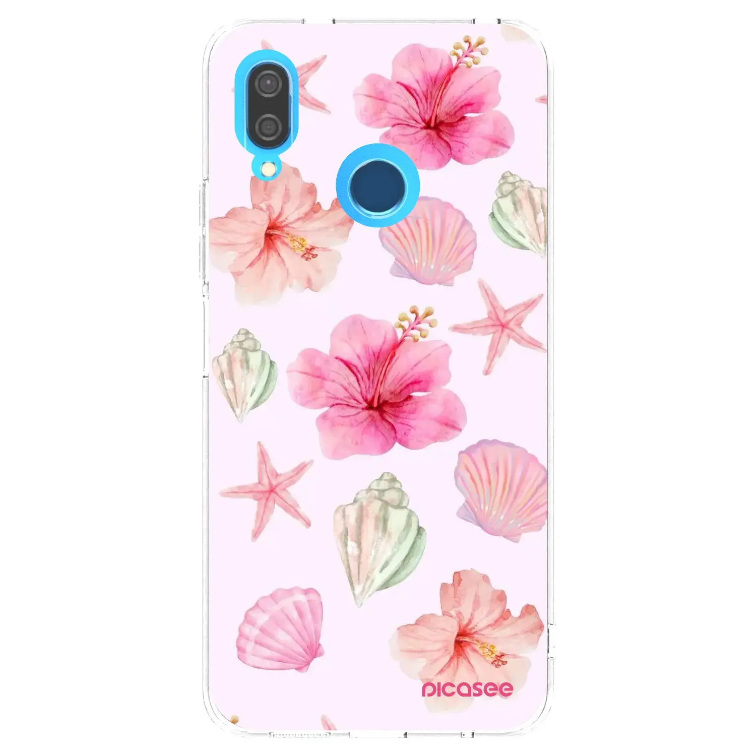 Silikonový průhledný obal pro Huawei P20 Lite - Blush Lagoon