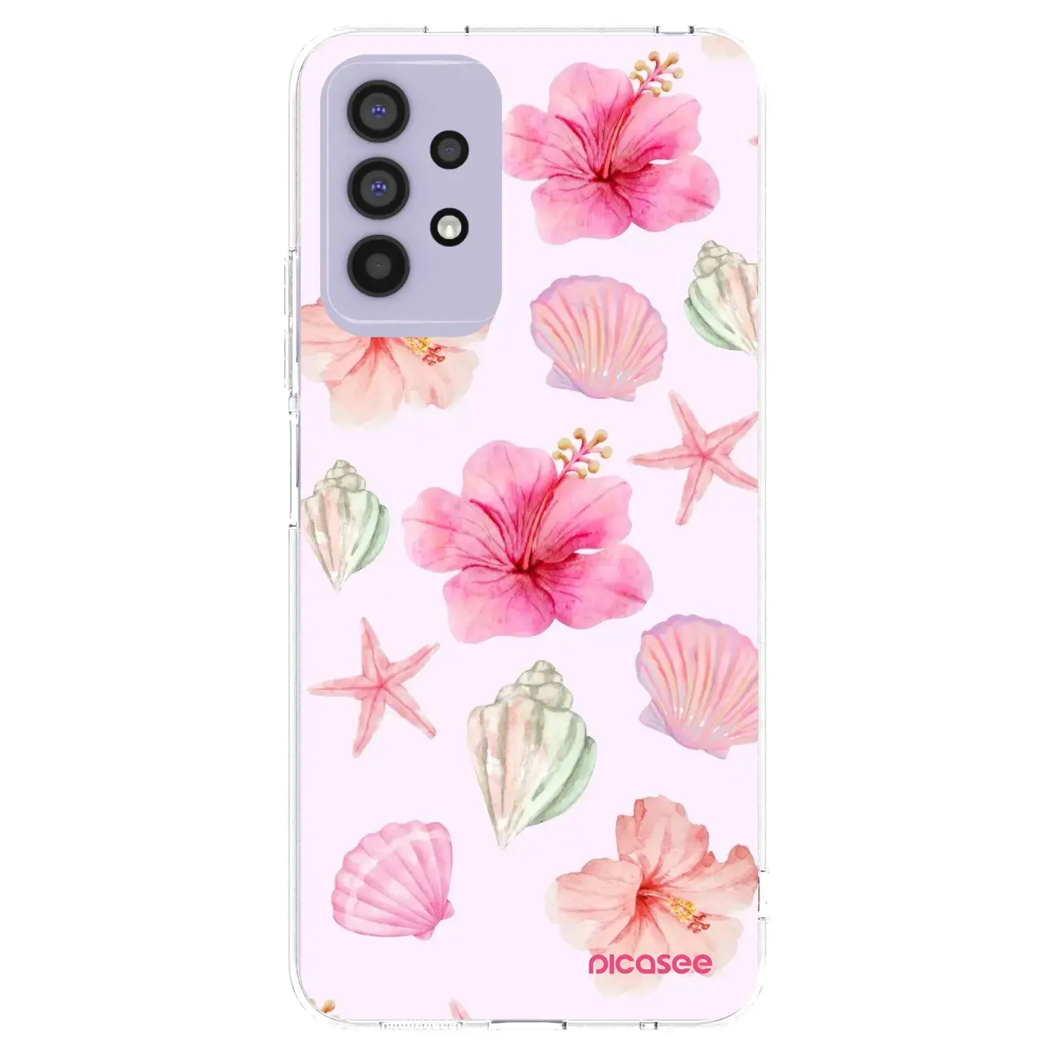 Silikonový průhledný obal pro Samsung Galaxy A32 4G SM-A325F - Blush Lagoon