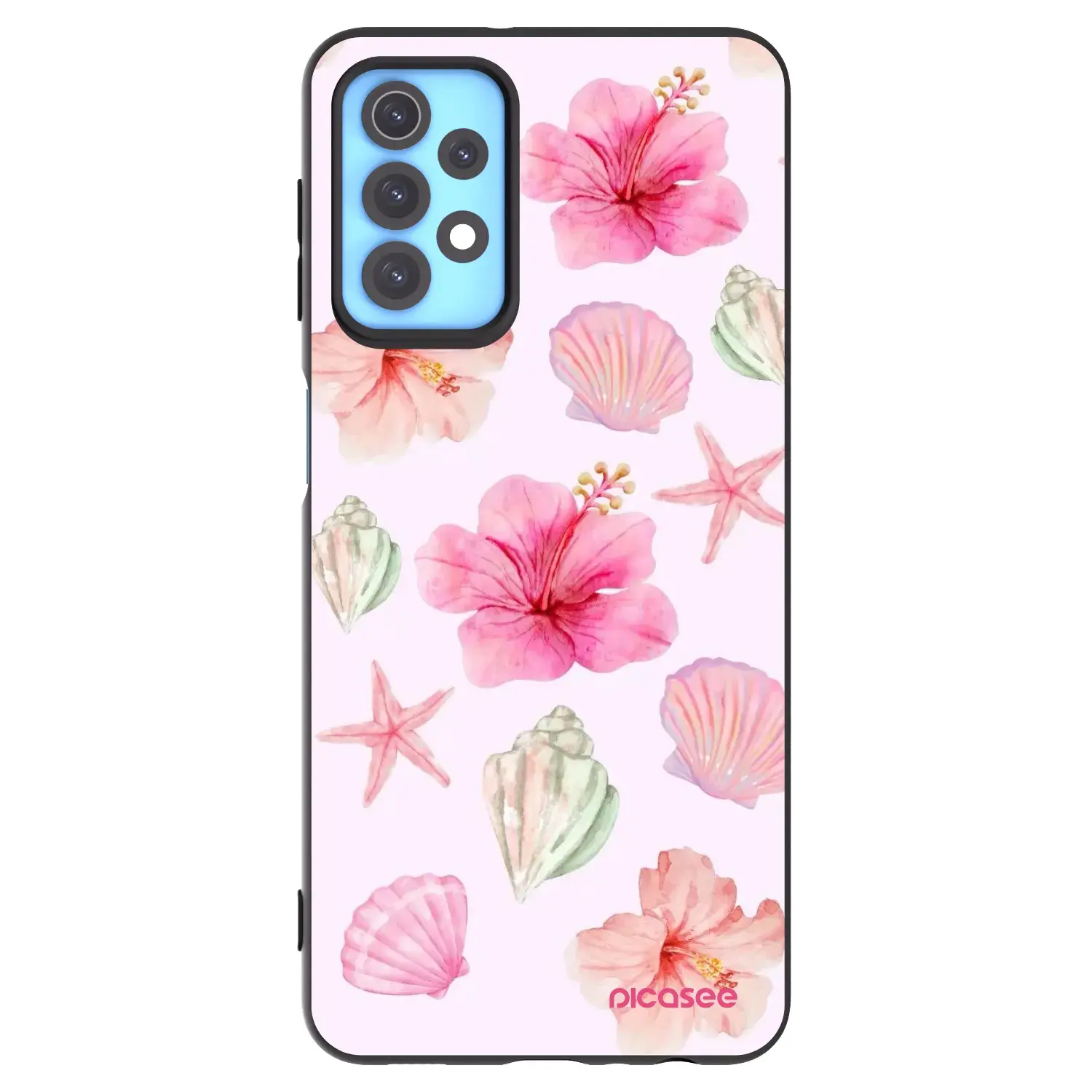 Silikonový černý obal pro Samsung Galaxy A32 4G SM-A325F - Blush Lagoon