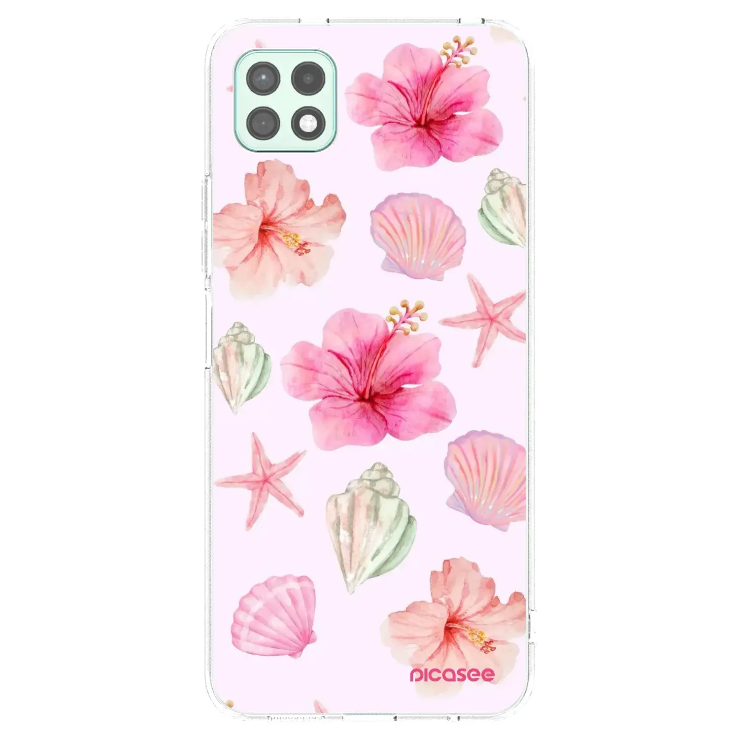 Silikonový průhledný obal pro Samsung Galaxy A22 A226B 5G - Blush Lagoon