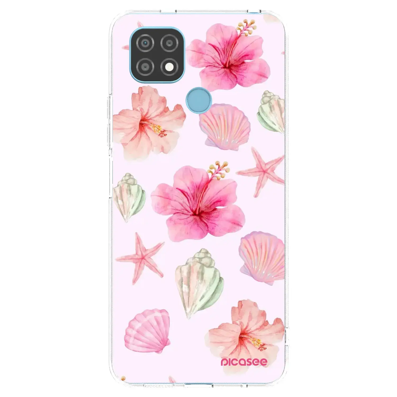 Silikonový průhledný obal pro Realme C21 - Blush Lagoon