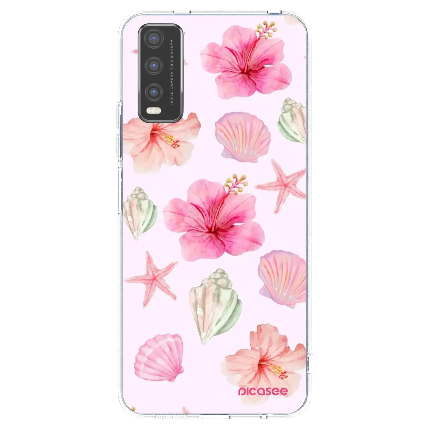 Silikonový průhledný obal pro Vivo Y20s - Blush Lagoon