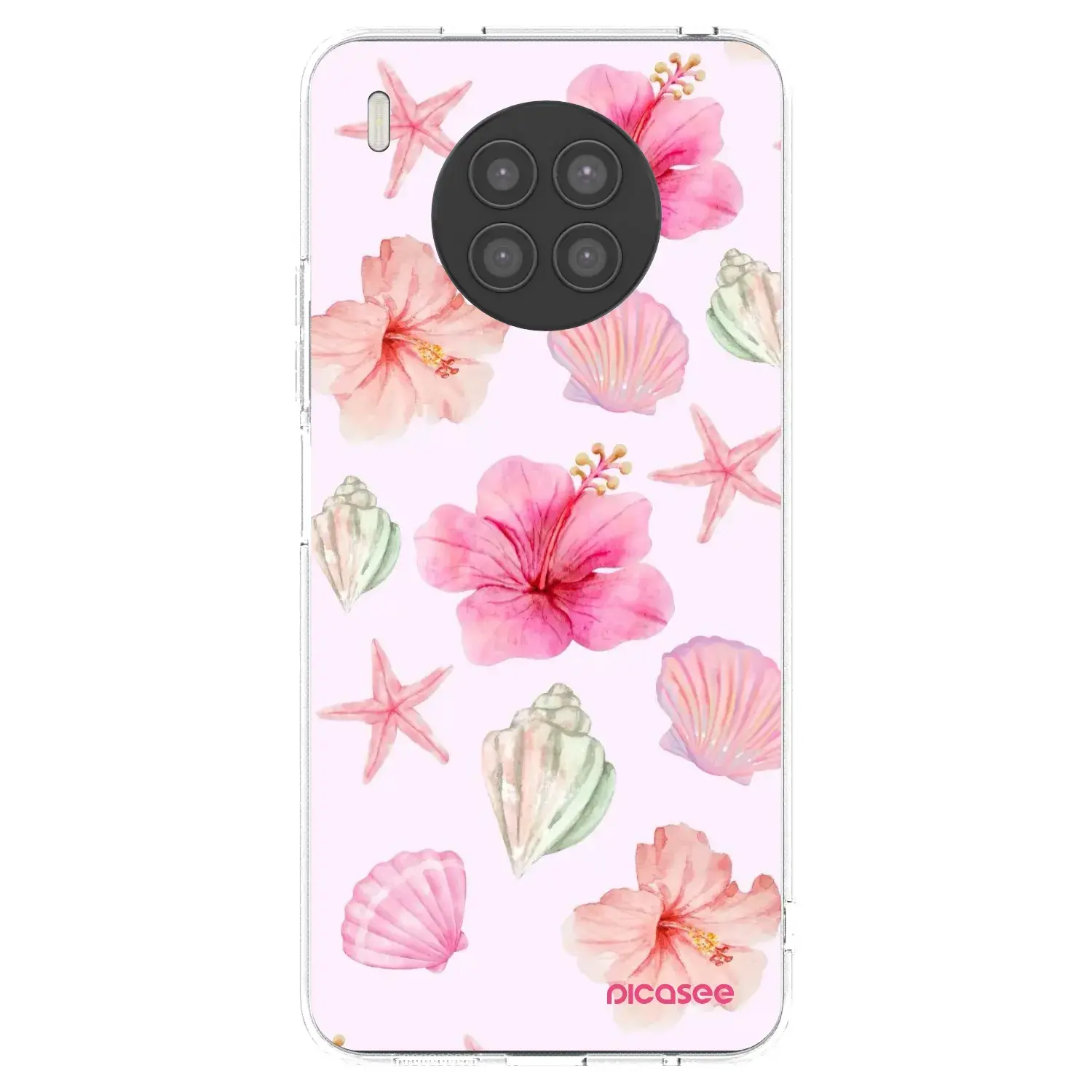 Silikonový průhledný obal pro Huawei Nova 8i - Blush Lagoon