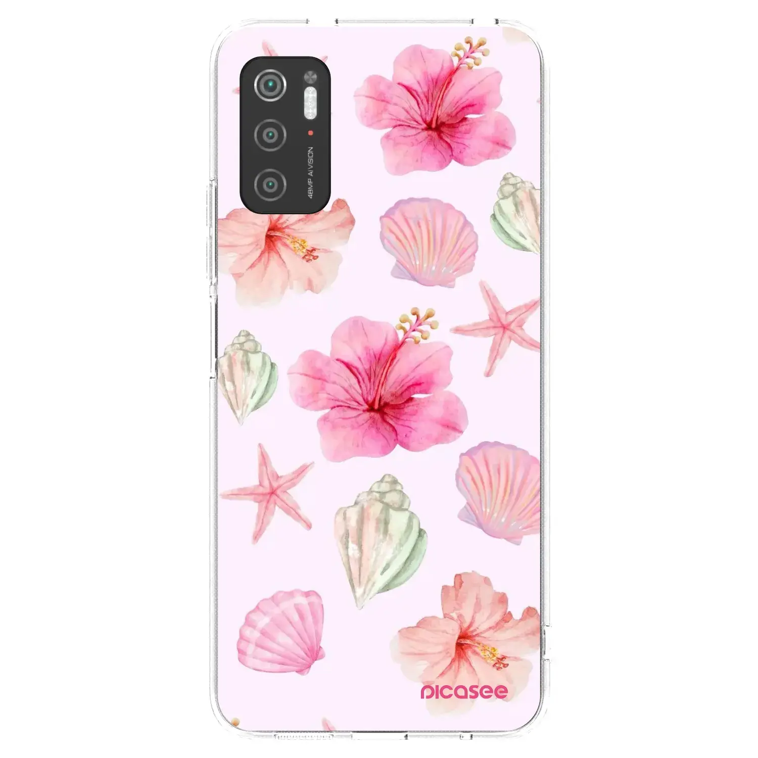 Silikonový průhledný obal pro Xiaomi Poco M3 Pro 5G - Blush Lagoon