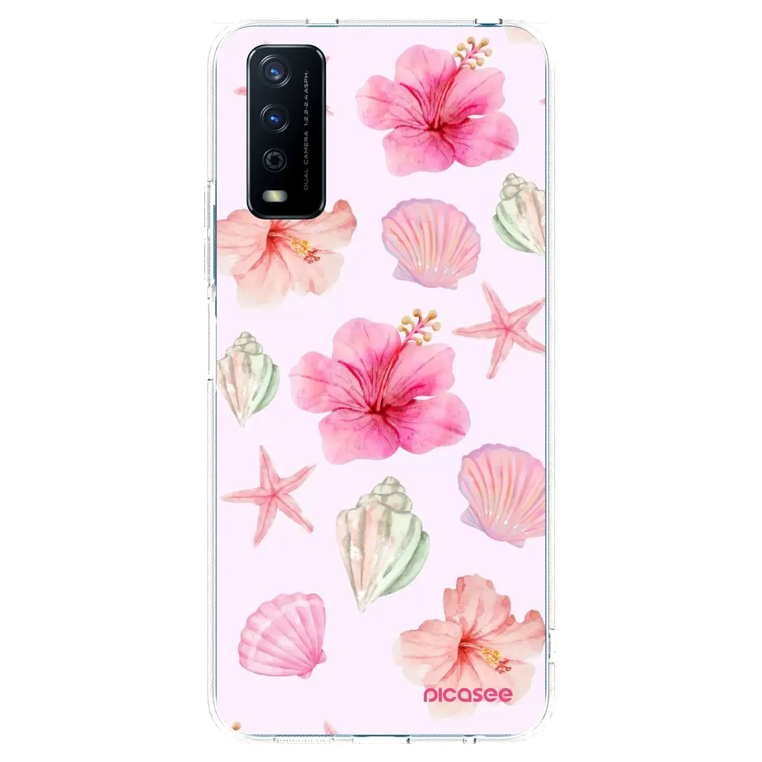 Silikonový průhledný obal pro Vivo Y11s - Blush Lagoon