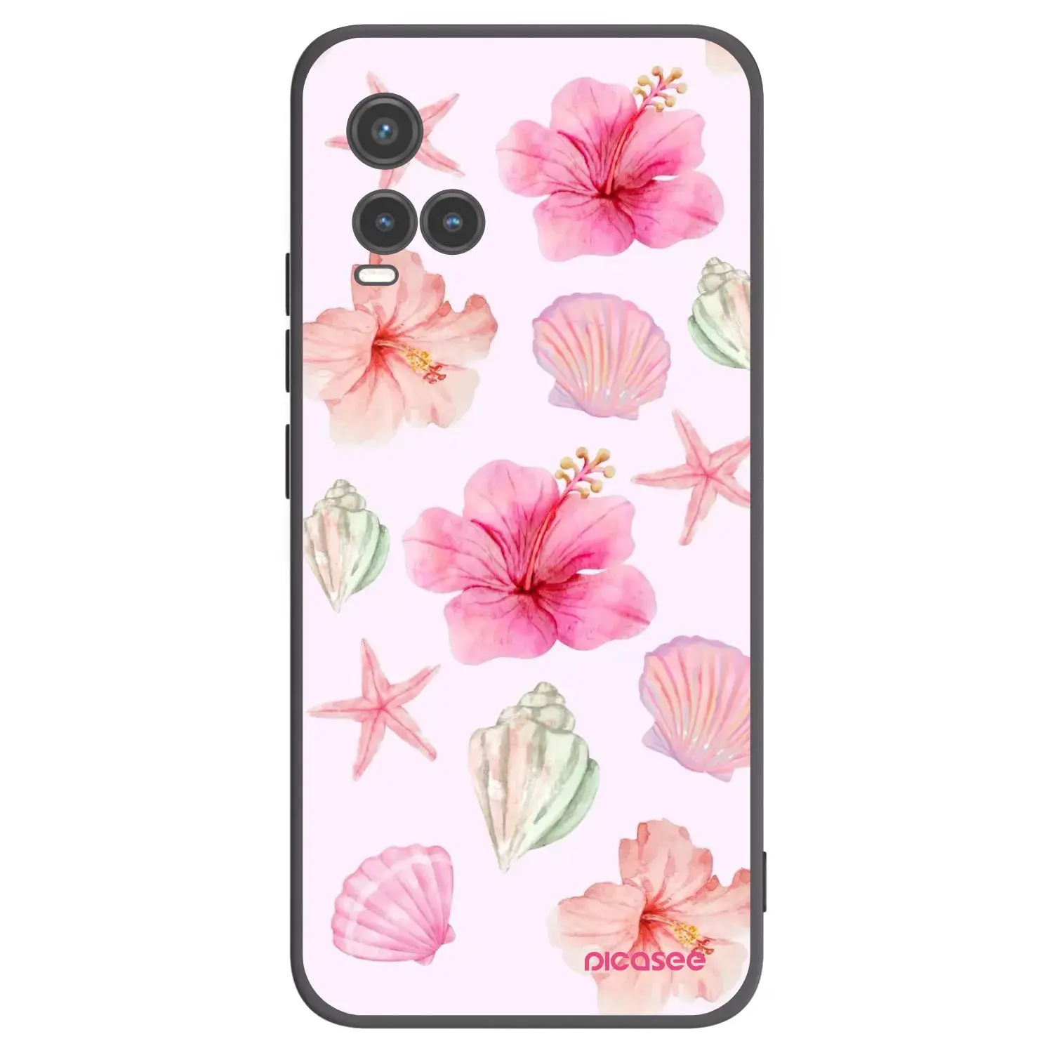 Silikonový černý obal pro Vivo Y33s - Blush Lagoon