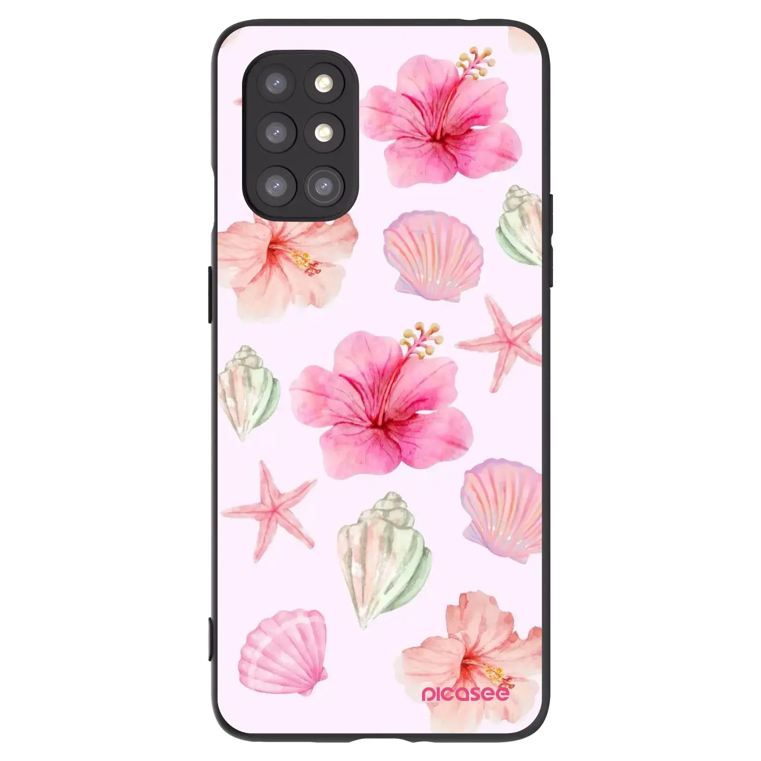 Silikonový černý obal pro OnePlus 8T - Blush Lagoon