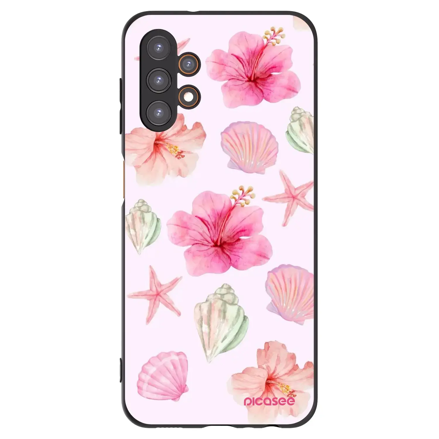 Silikonový černý obal pro Samsung Galaxy A13 4G A135 - Blush Lagoon