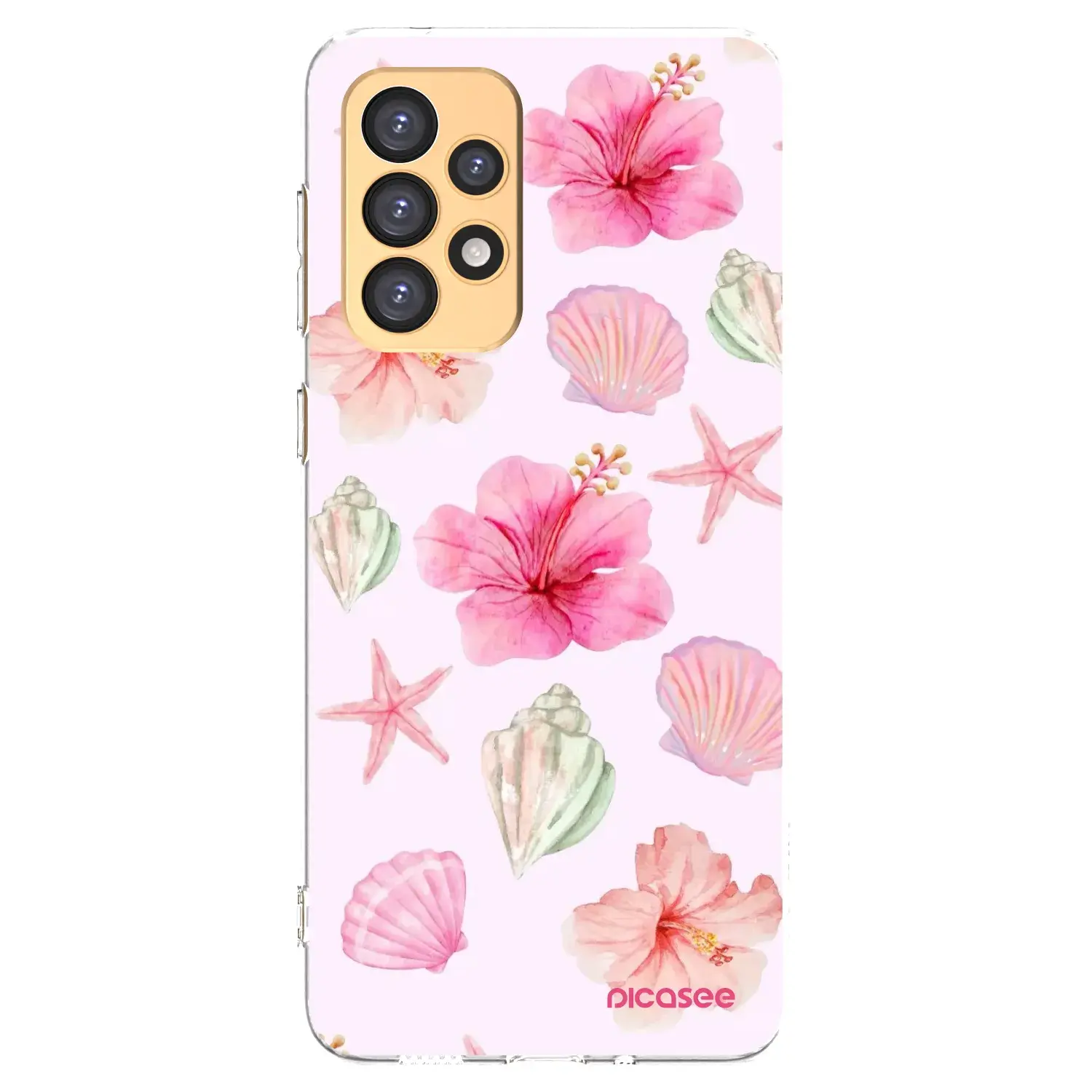 Silikonový průhledný obal pro Samsung Galaxy A33 5G A336 - Blush Lagoon