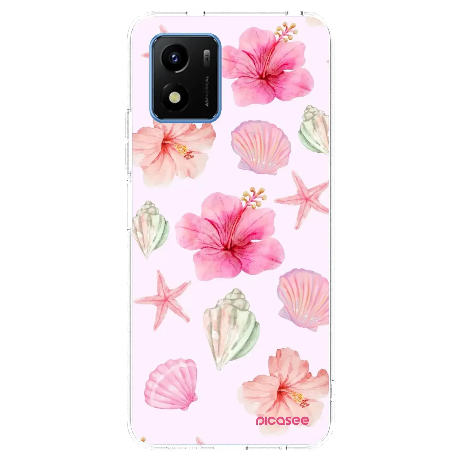 Silikonový průhledný obal pro Vivo Y01 - Blush Lagoon