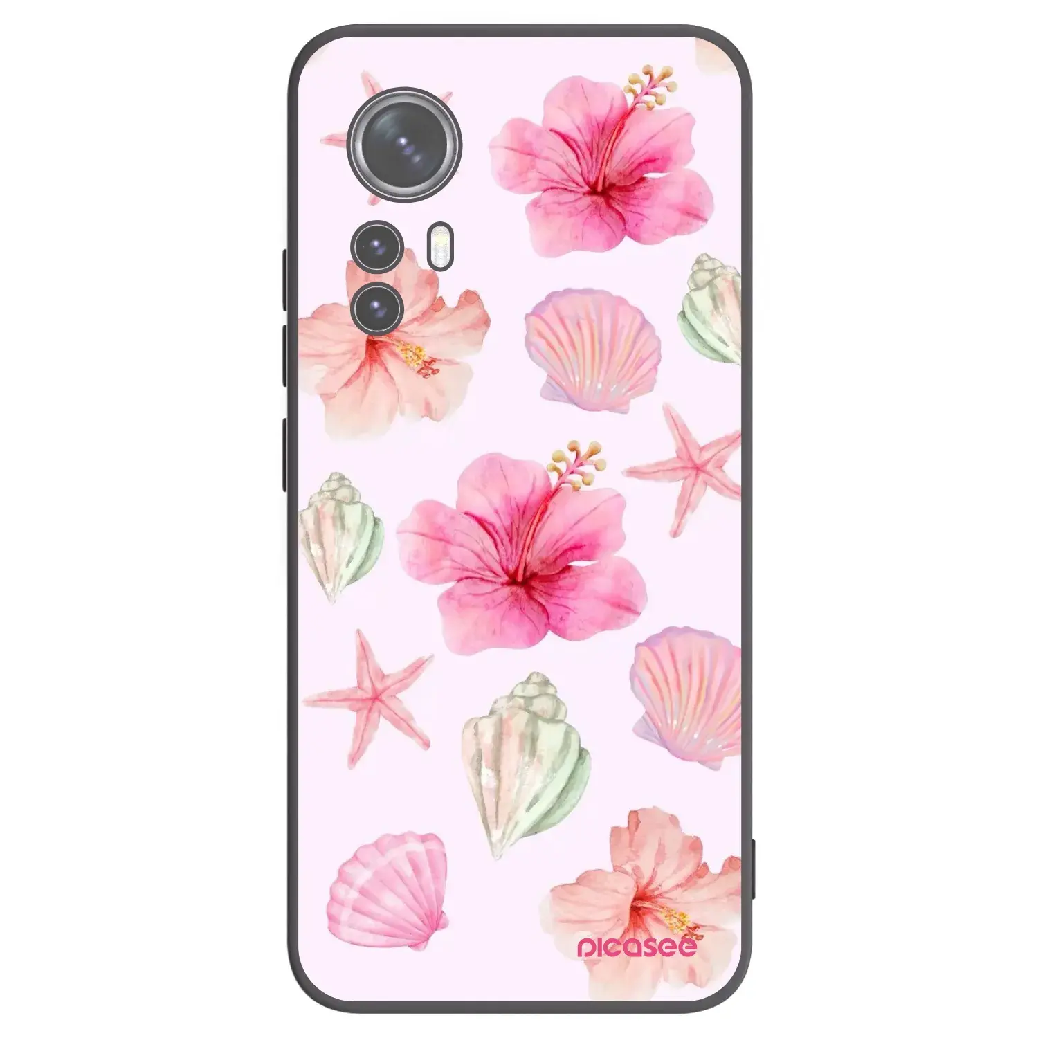 Silikonový černý obal pro Xiaomi 12X - Blush Lagoon
