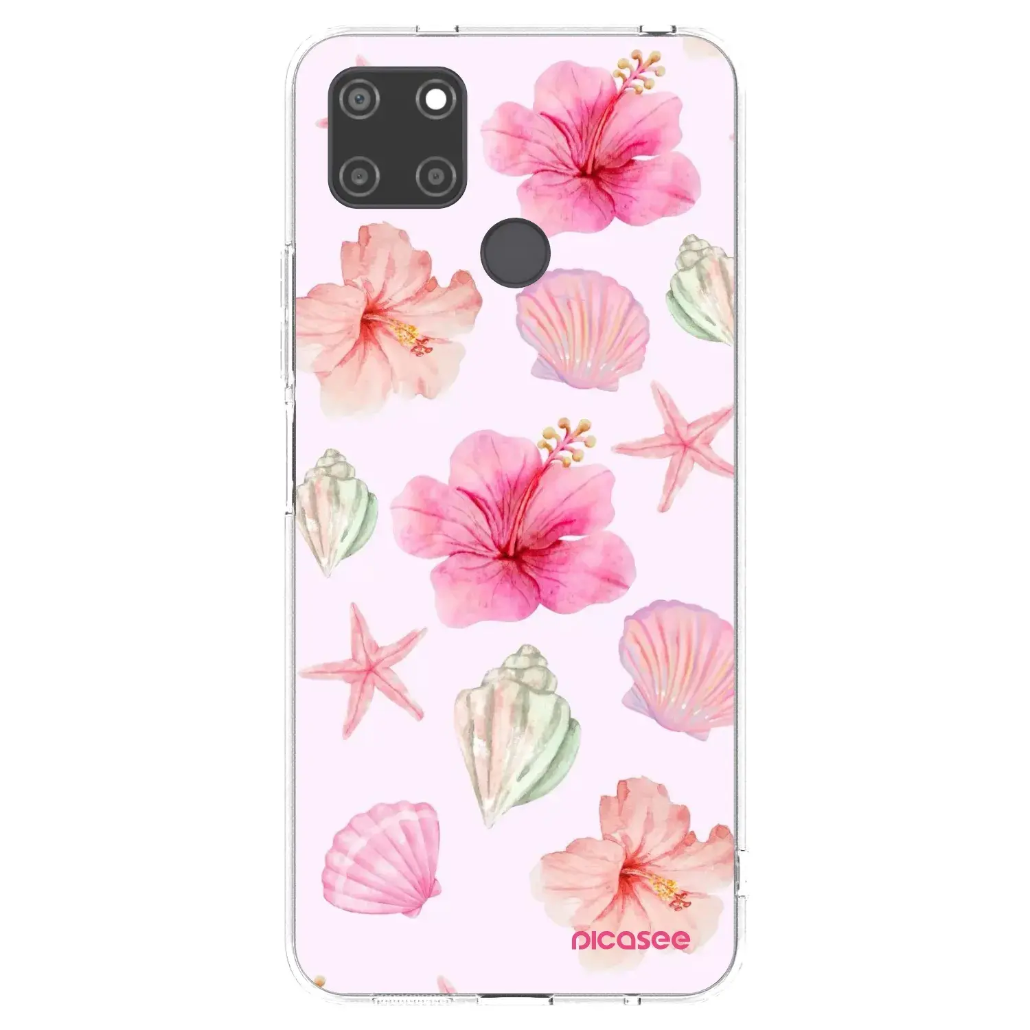 Silikonový průhledný obal pro Realme C21Y - Blush Lagoon