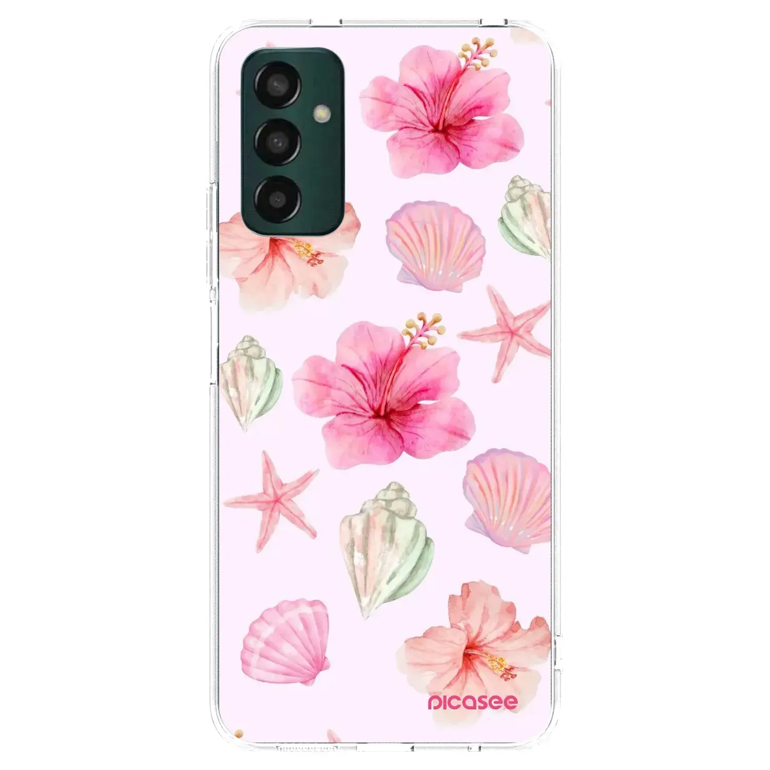 Silikonový průhledný obal pro Samsung Galaxy M23 5G - Blush Lagoon