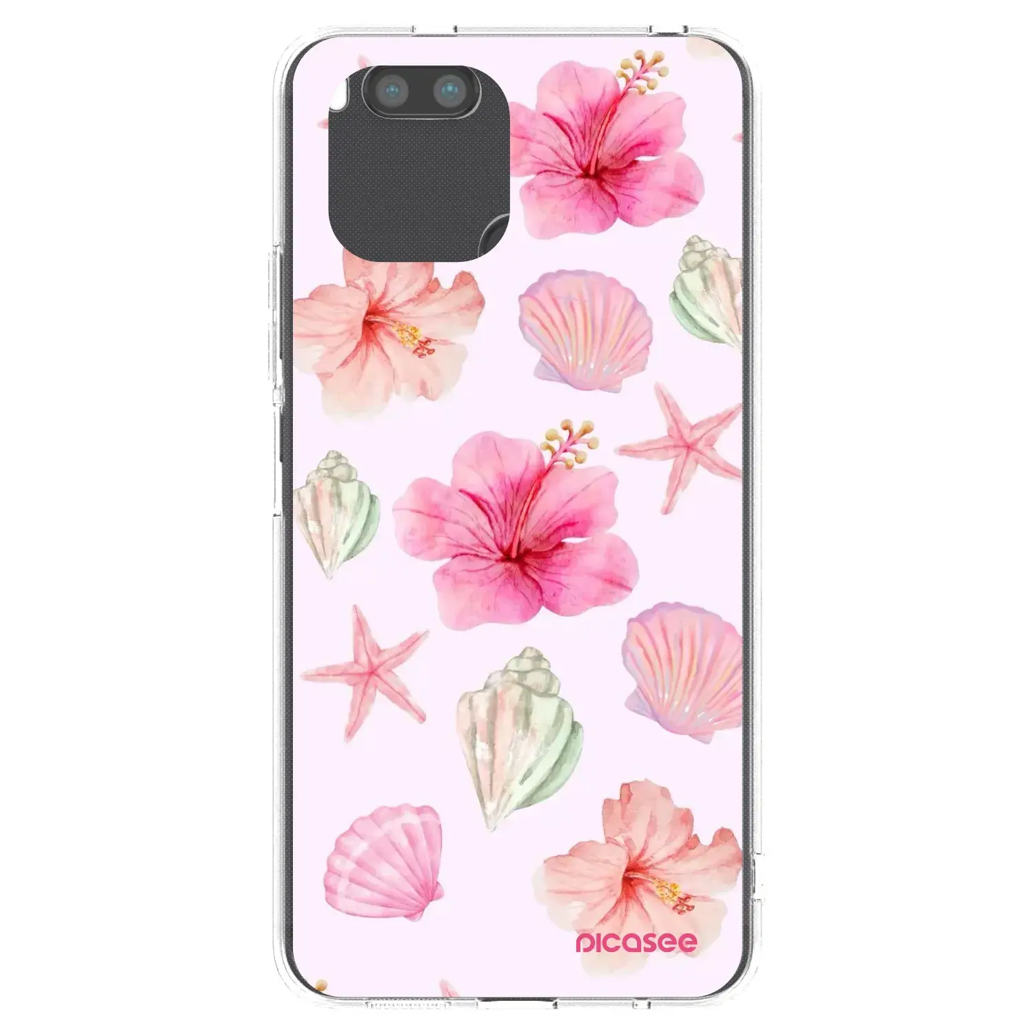 Silikonový průhledný obal pro Xiaomi Redmi A1 - Blush Lagoon