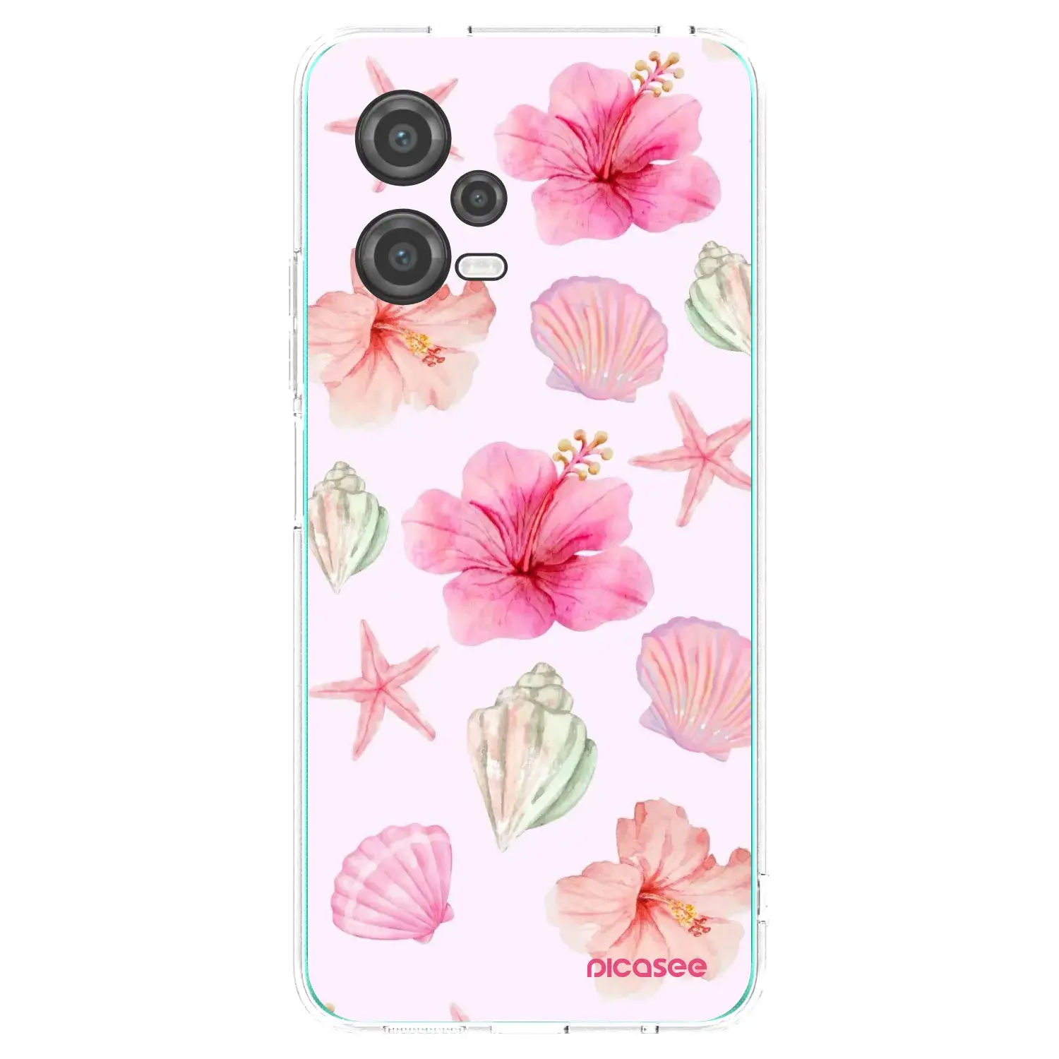 Silikonový průhledný obal pro Xiaomi Poco X5 - Blush Lagoon
