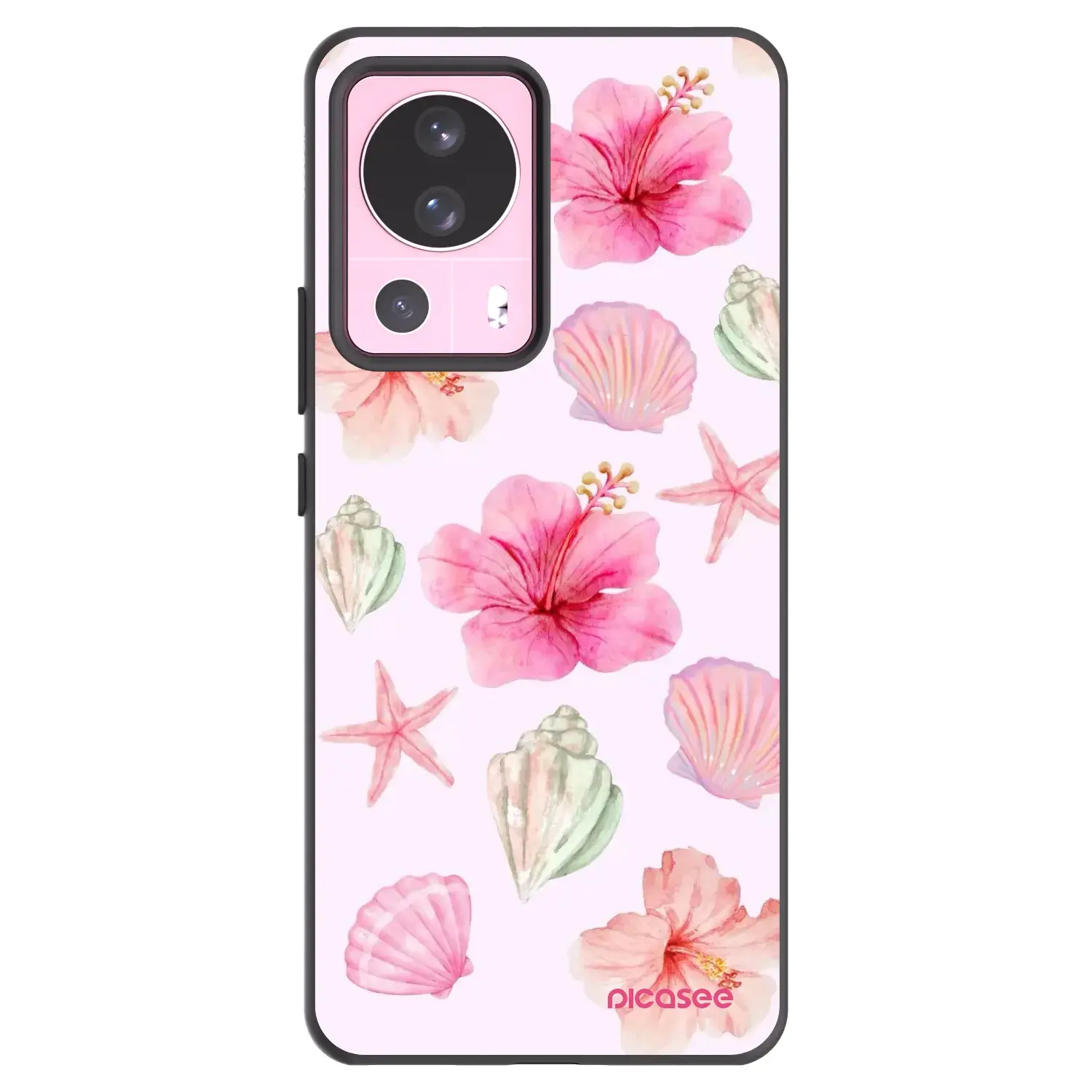 Silikonový černý obal pro Xiaomi 13 Lite - Blush Lagoon