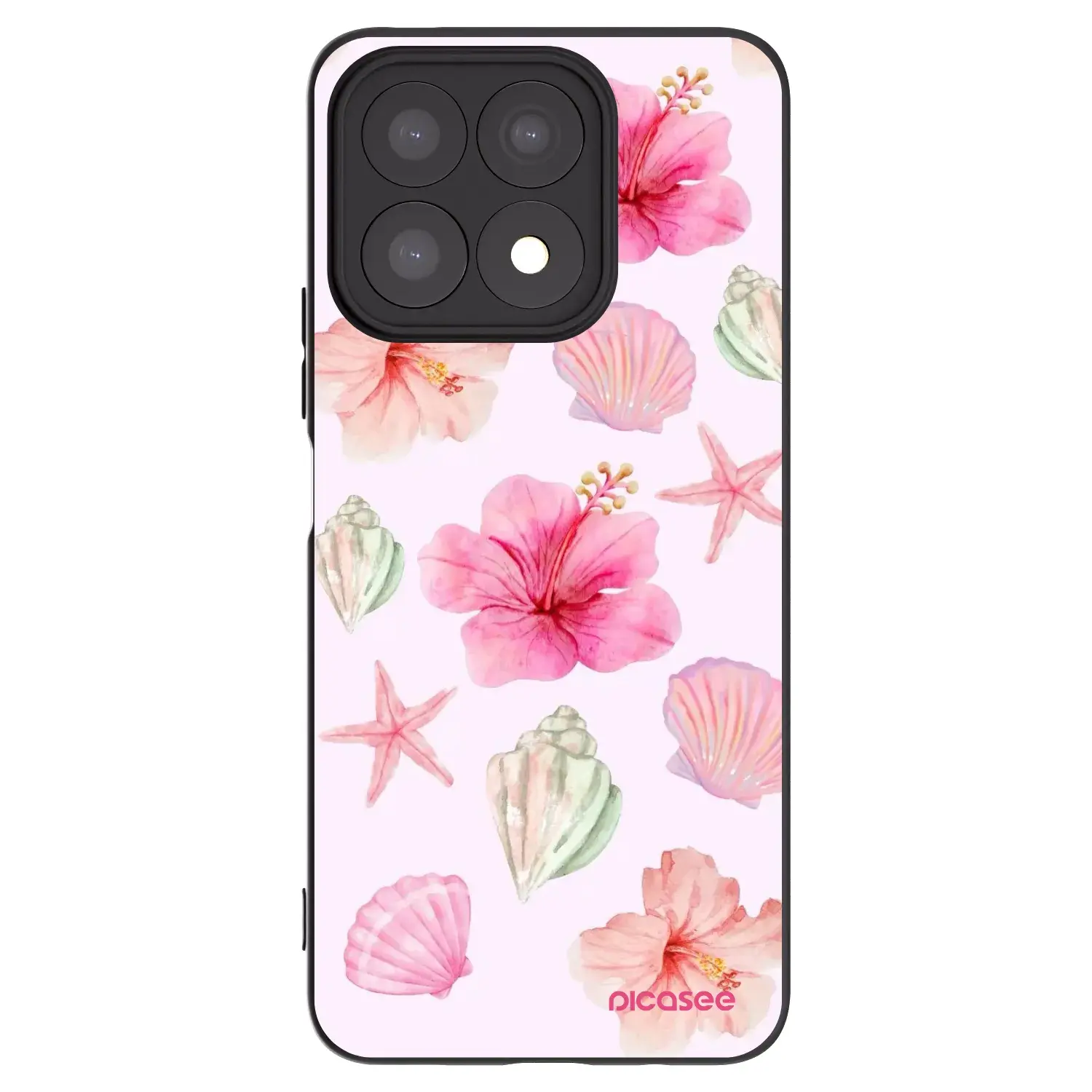 Silikonový černý obal pro Honor X8a - Blush Lagoon