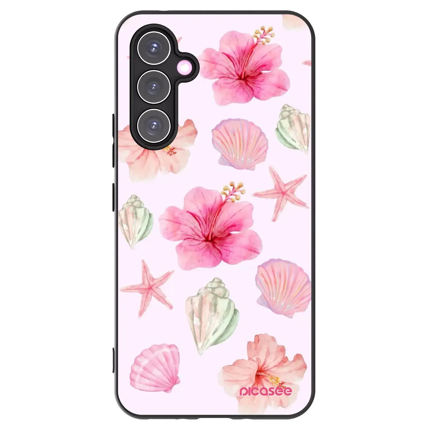 Silikonový černý obal pro Samsung Galaxy A54 5G A546B - Blush Lagoon