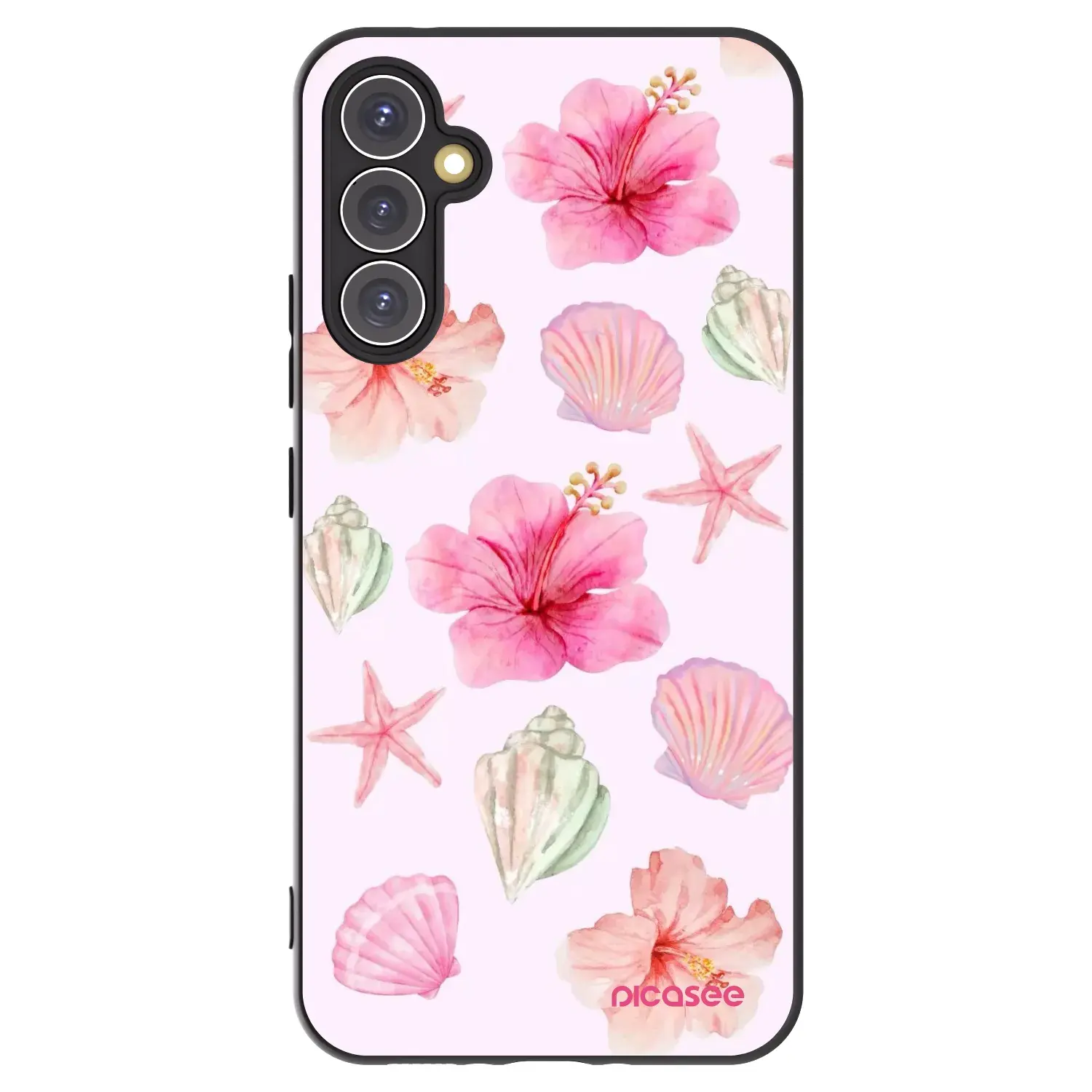 Silikonový černý obal pro Samsung Galaxy A34 5G A346B - Blush Lagoon