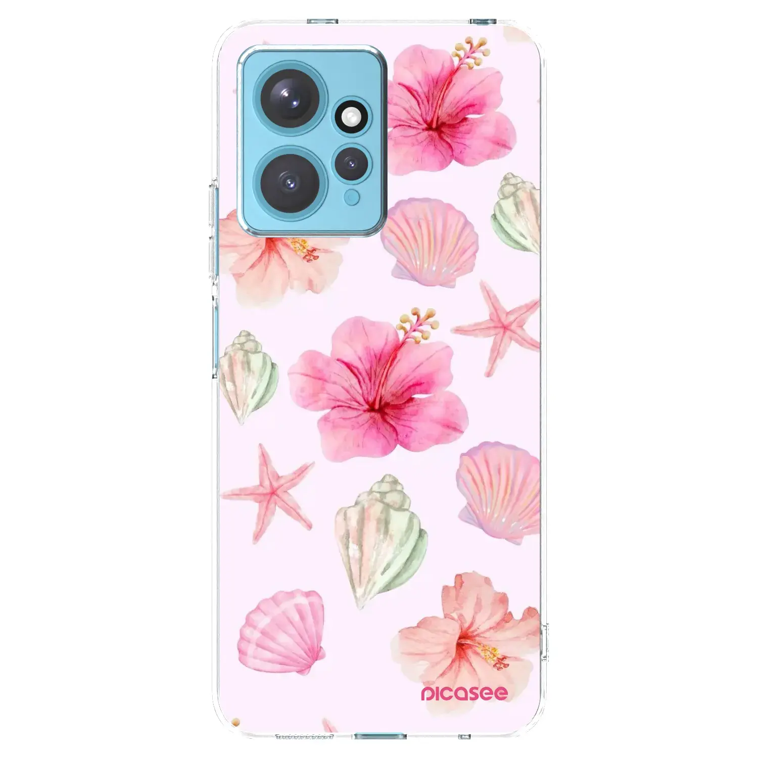 Silikonový průhledný obal pro Xiaomi Redmi Note 12 4G - Blush Lagoon
