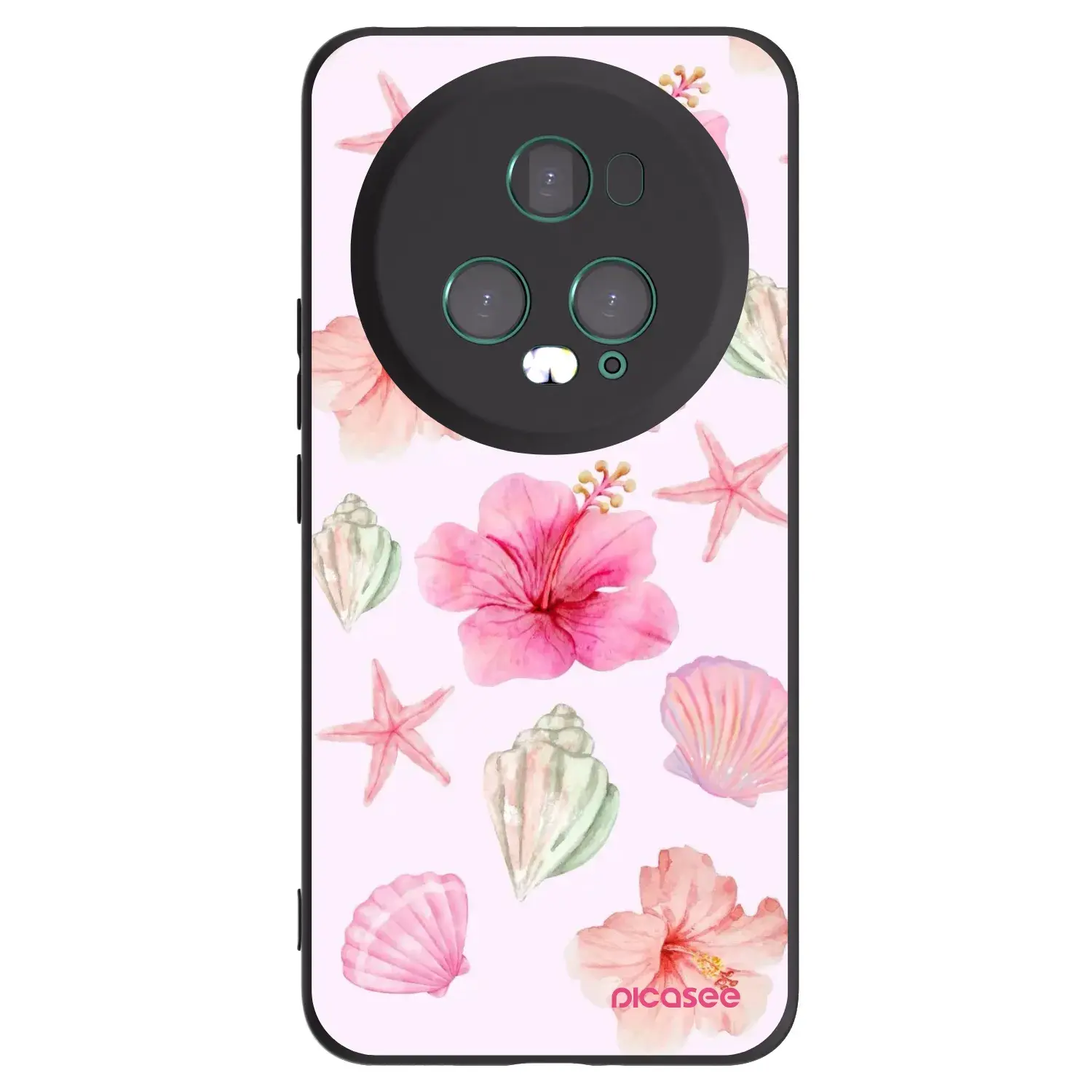 Silikonový černý obal pro Honor Magic5 Pro - Blush Lagoon