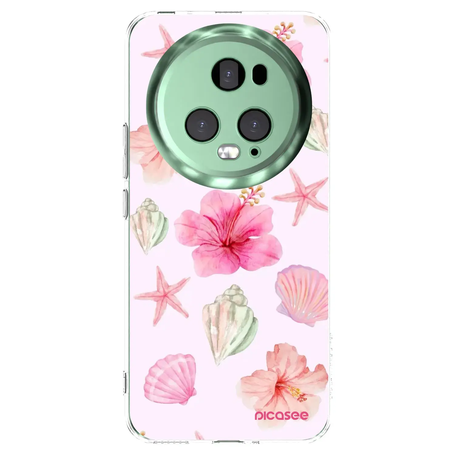 Silikonový průhledný obal pro Honor Magic5 Pro - Blush Lagoon