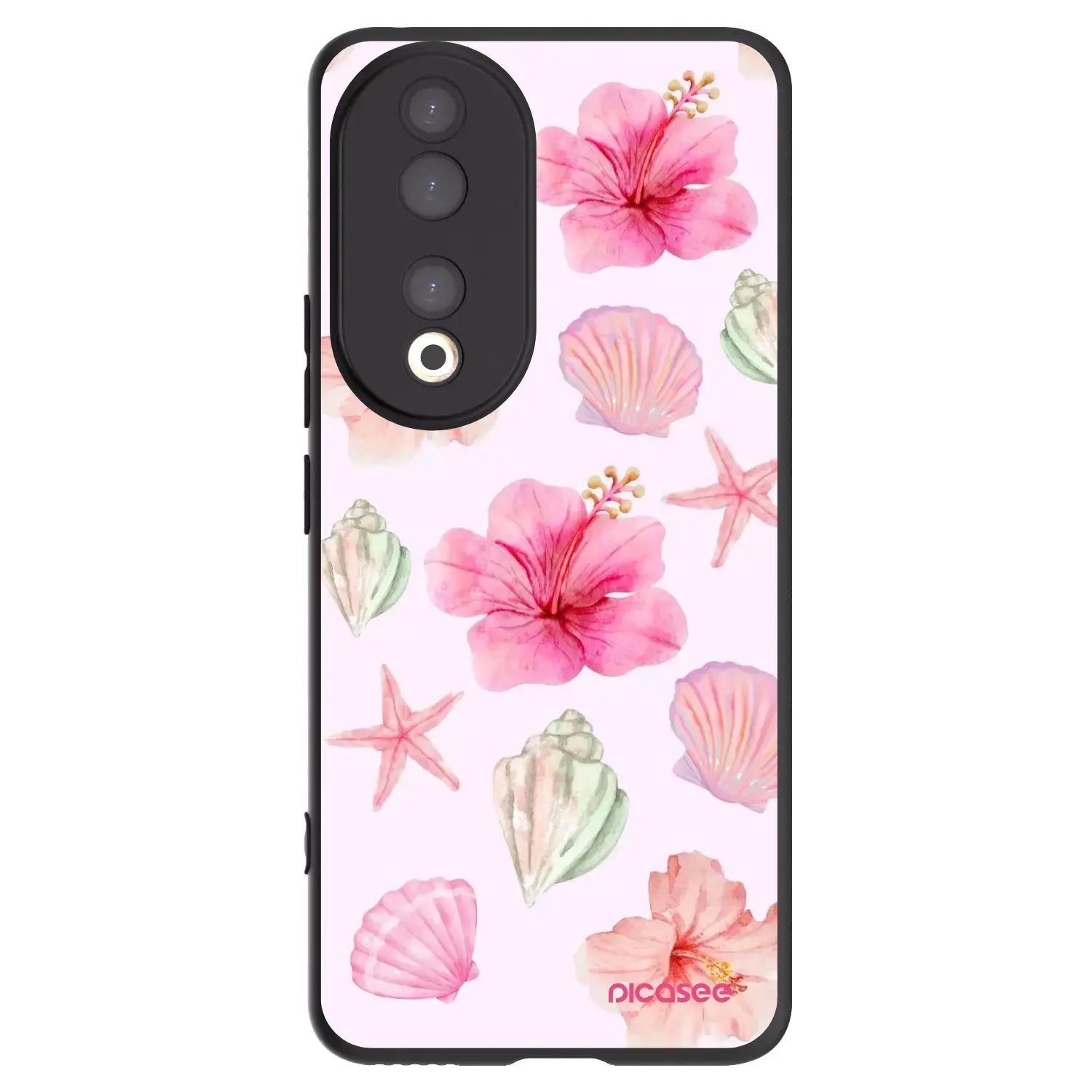 Silikonový černý obal pro Honor 90 5G - Blush Lagoon