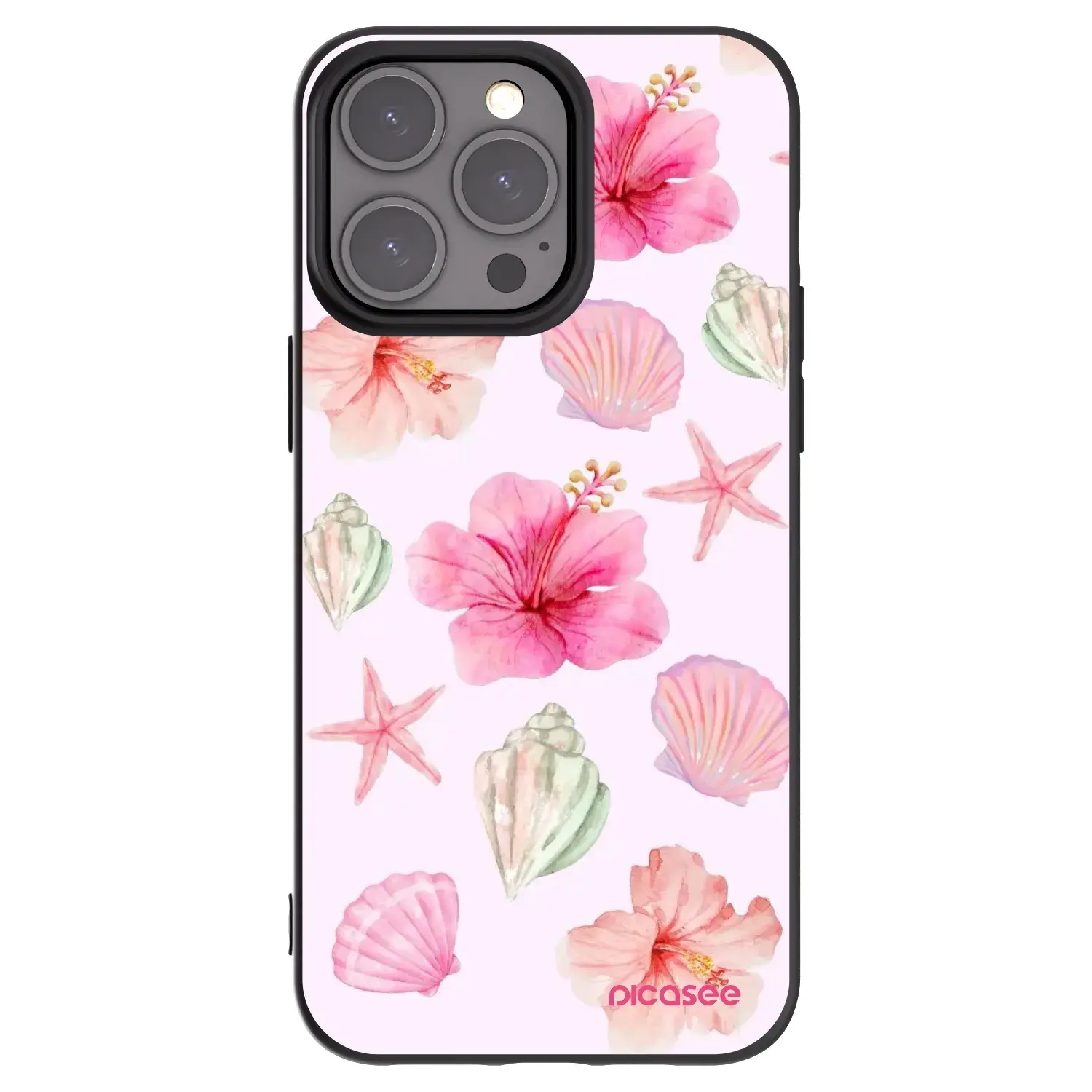 Silikonový černý obal pro Apple iPhone 15 Pro Max - Blush Lagoon