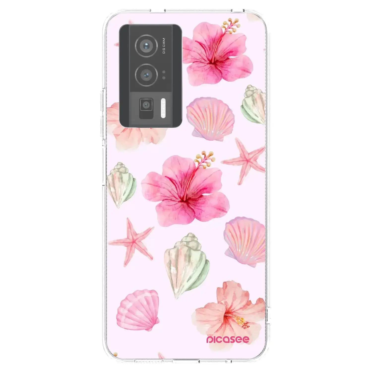 Silikonový průhledný obal pro Xiaomi Poco F5 Pro 5G - Blush Lagoon