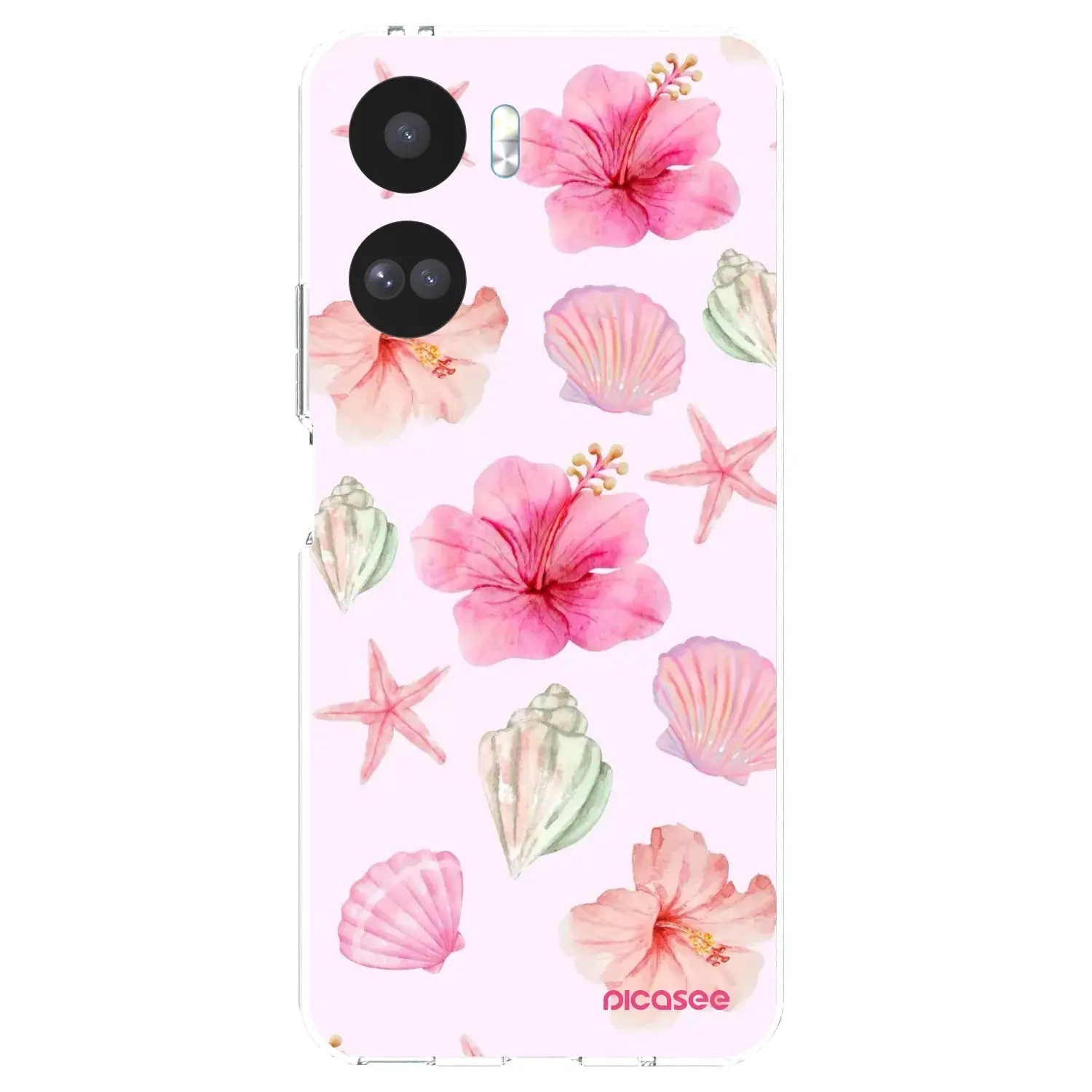 Silikonový průhledný obal pro Honor 90 Lite 5G - Blush Lagoon